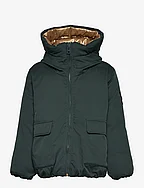 REVERSIBLE PARKA - DARK GREEN