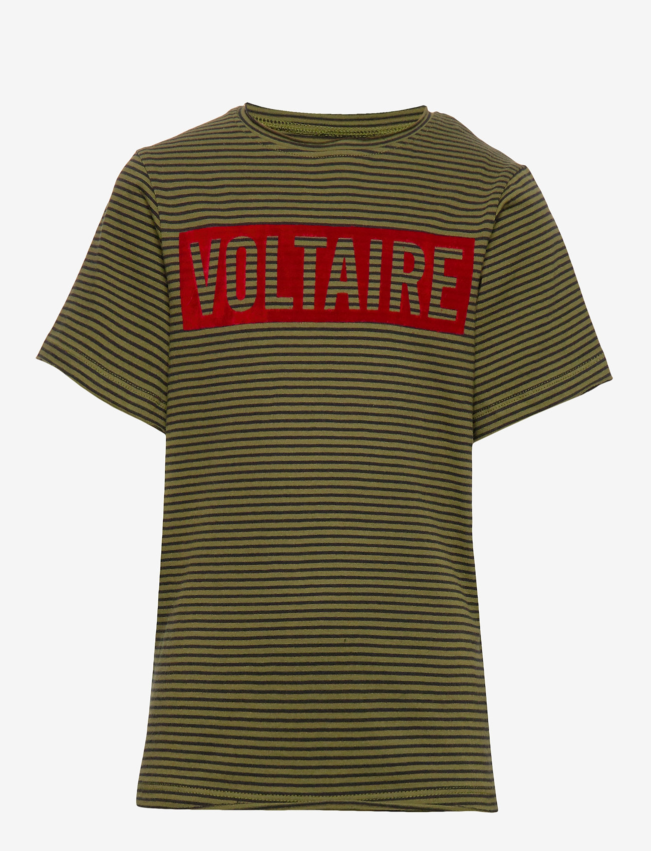Zadig & Voltaire Kids - SHORT SLEEVES TEE-SHIRT - khaki  black - 0