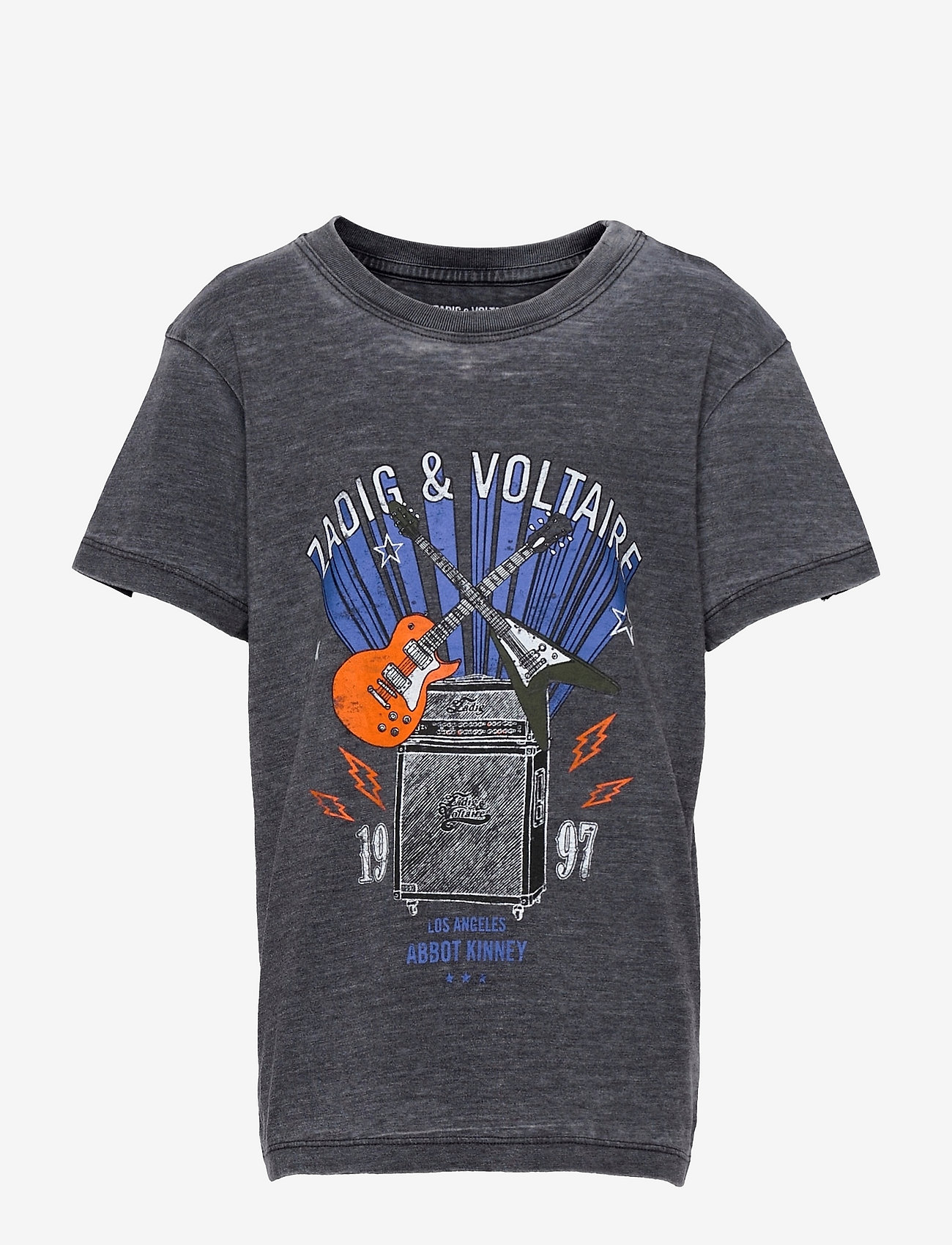 Zadig & Voltaire Kids - SHORT SLEEVES TEE-SHIRT - slate blue - 0