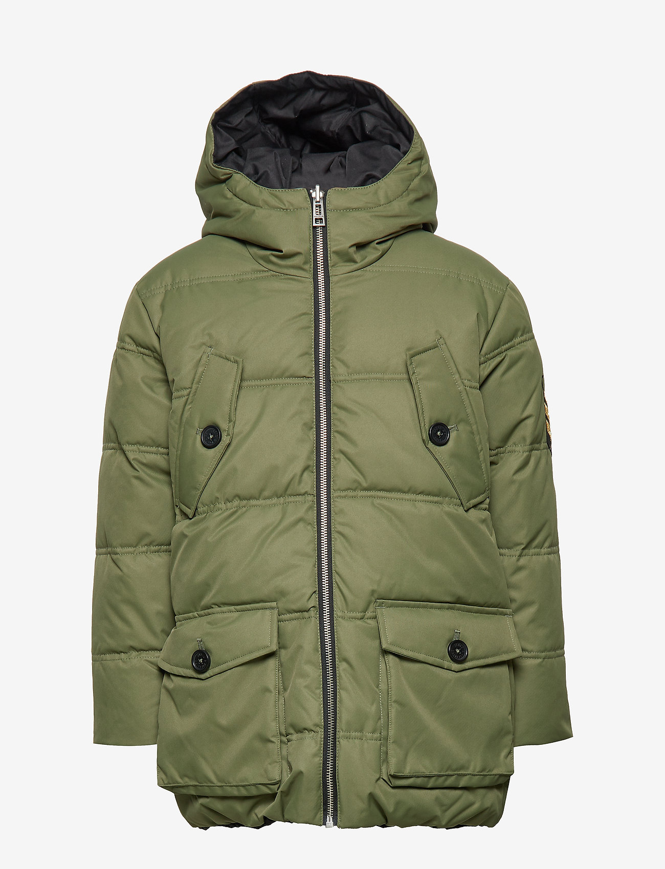 Zadig & Voltaire Kids - REVERSIBLE PUFFER JACKET - black  khaki - 1