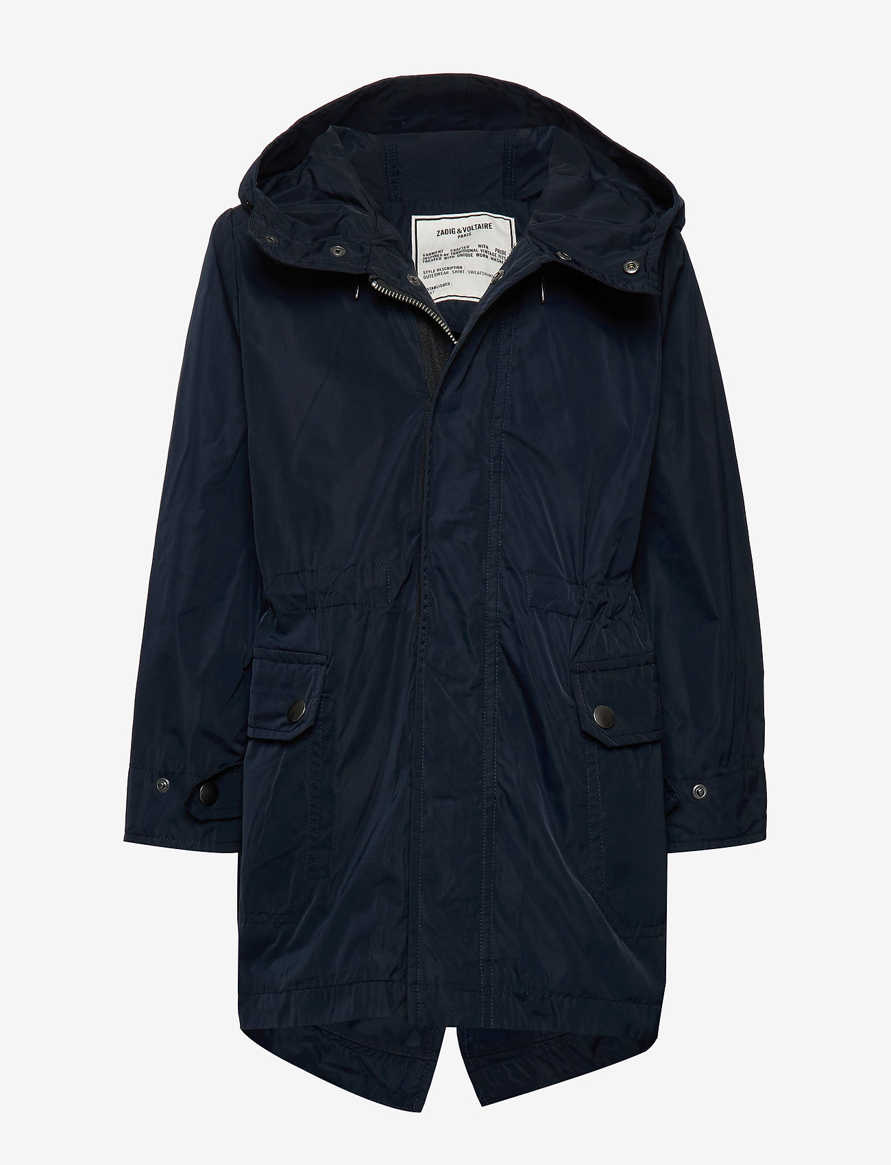 Zadig & Voltaire Kids - HOODED PARKA - navy - 0