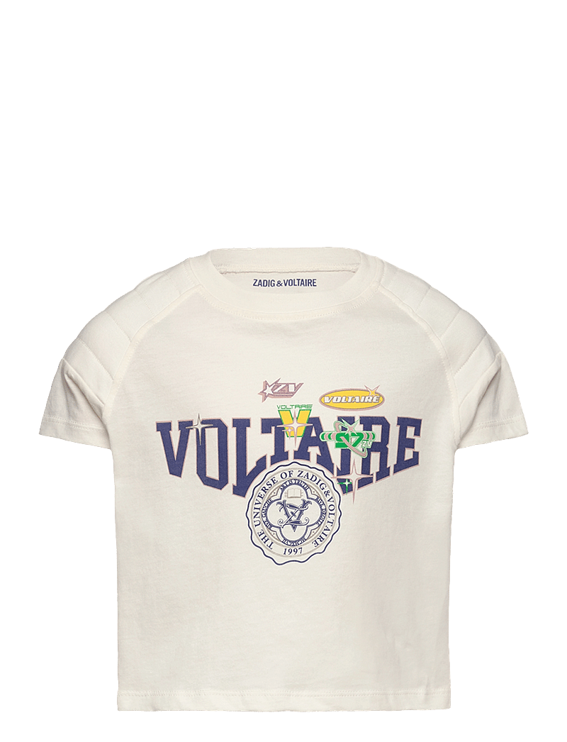 Zadig Voltaire Kids Short Sleeves Tee-shirt – short-sleeved – shop