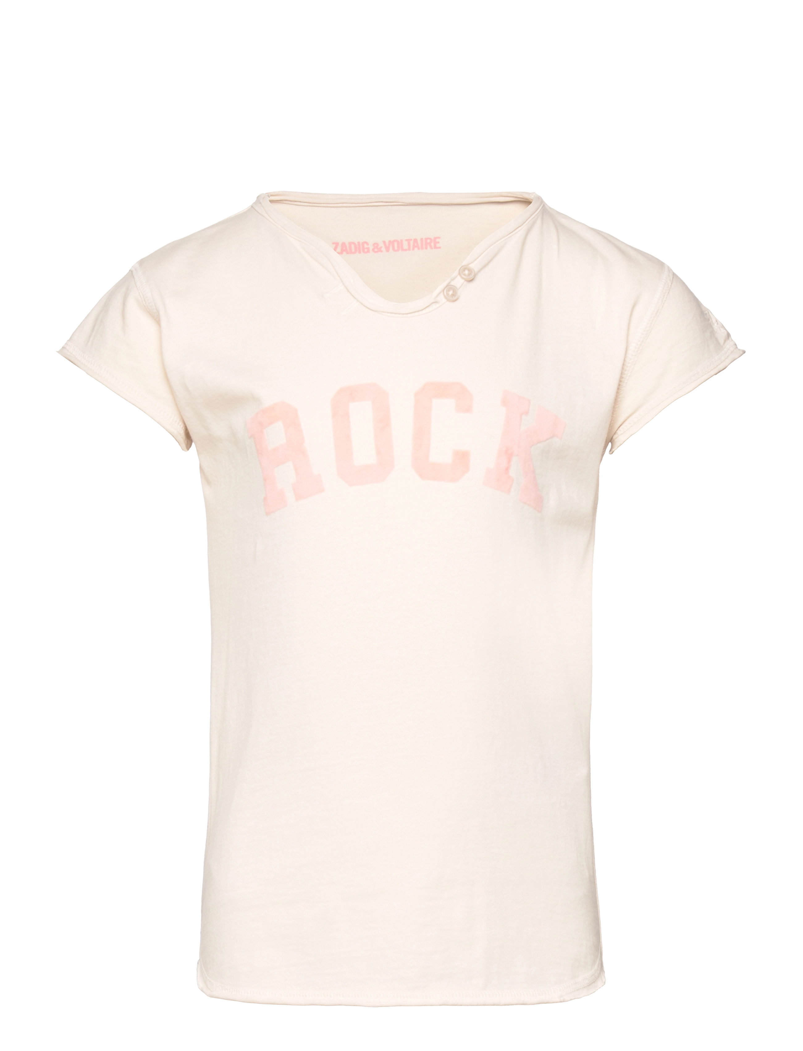 SHORT SLEEVES TEE-SHIRT - CREAM