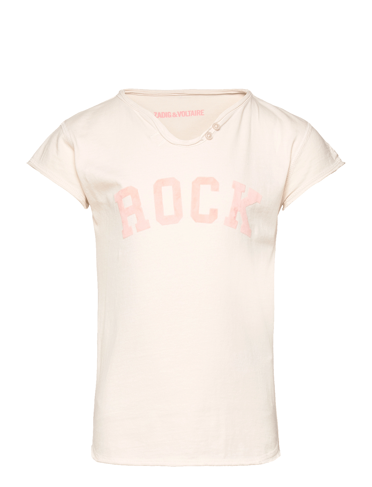 SHORT SLEEVES TEE-SHIRT - CREAM