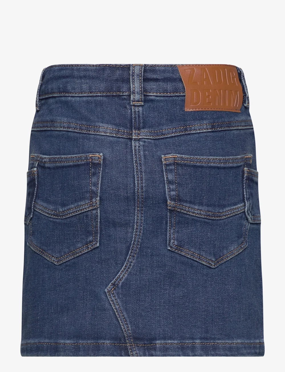 Zadig & Voltaire Kids - DENIM SKIRT - jeansröcke - double stone + brush - 1