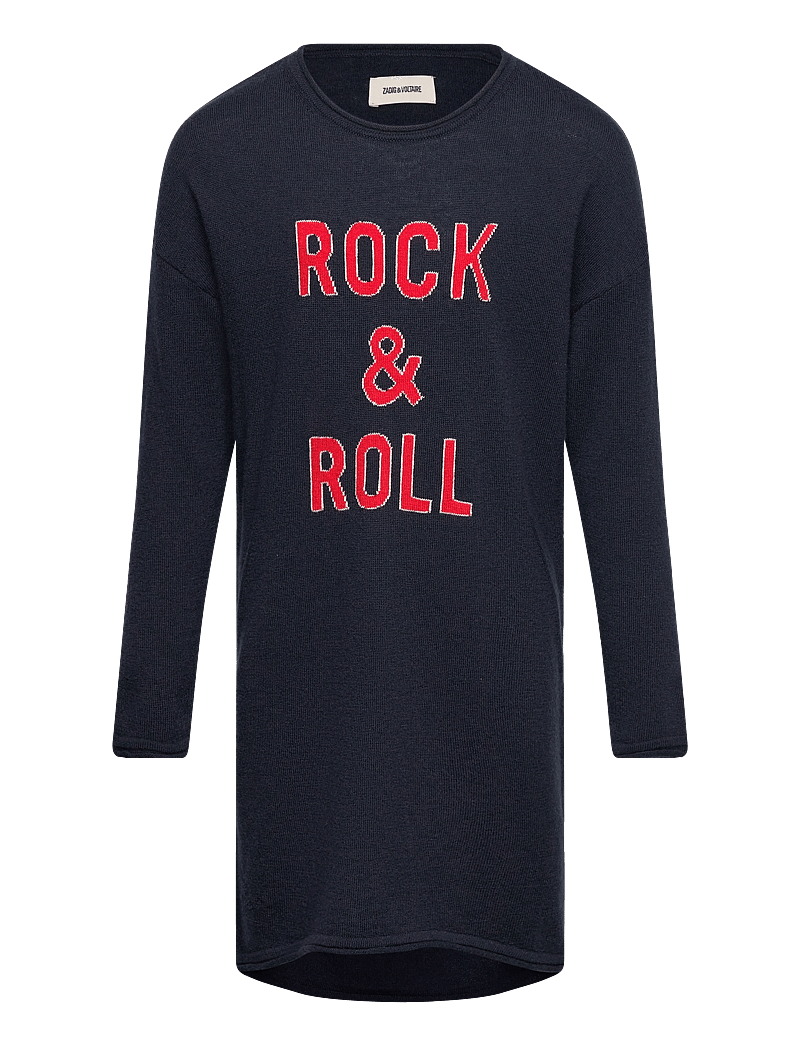 Zadig & Voltaire Kids - KNITTING DRESS - long-sleeved casual dresses - night - 0