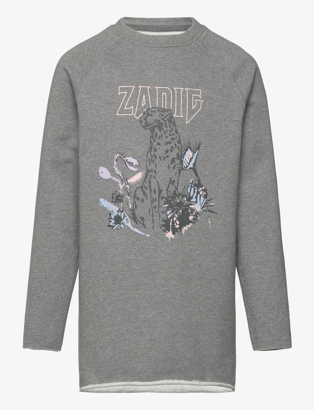 Zadig & Voltaire Kids - LONG SLEEVED DRESS - langärmelige freizeitkleider - chine grey - 0