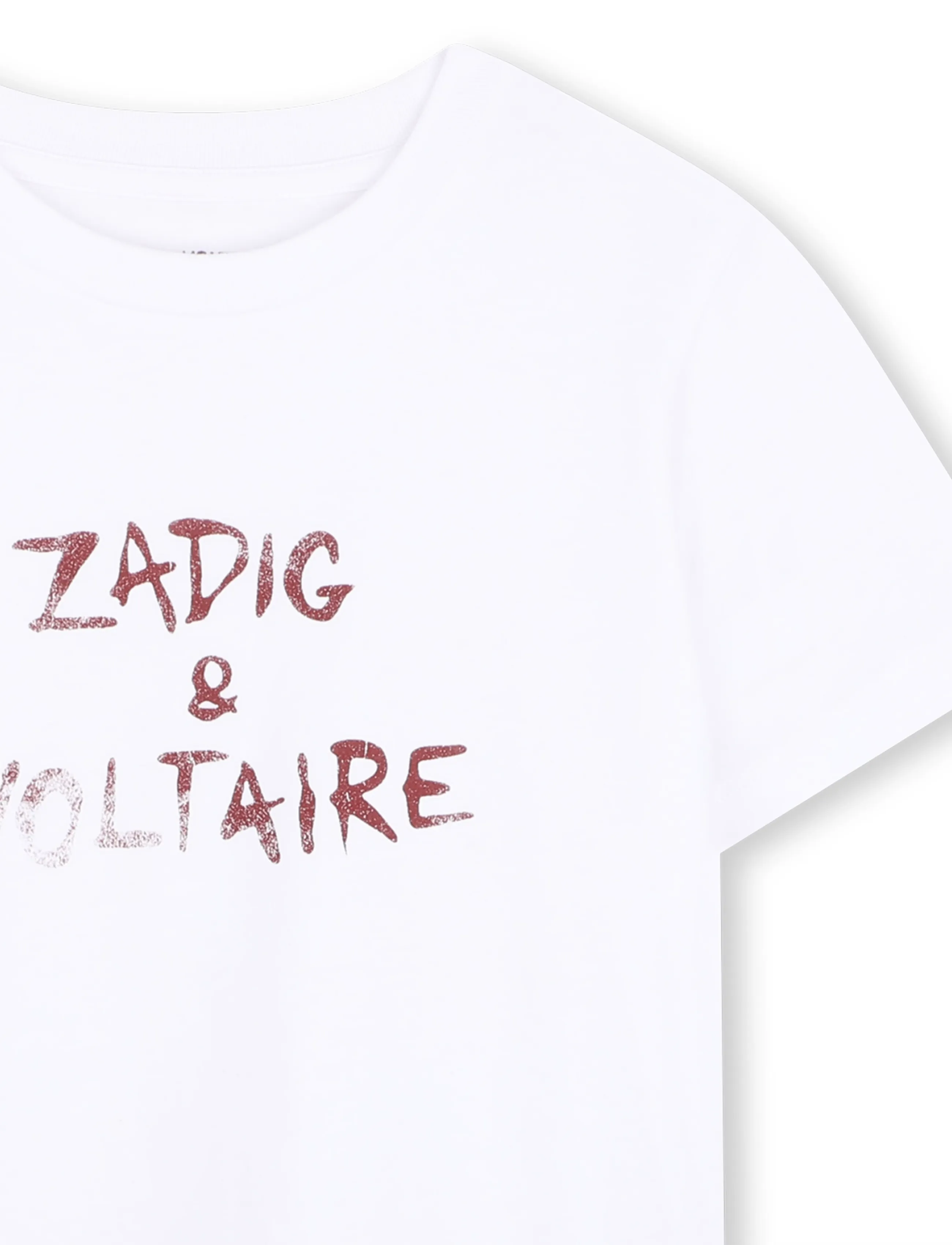 Zadig & Voltaire Kids - SHORT SLEEVES TEE-SHIRT - white bordeaux - 2