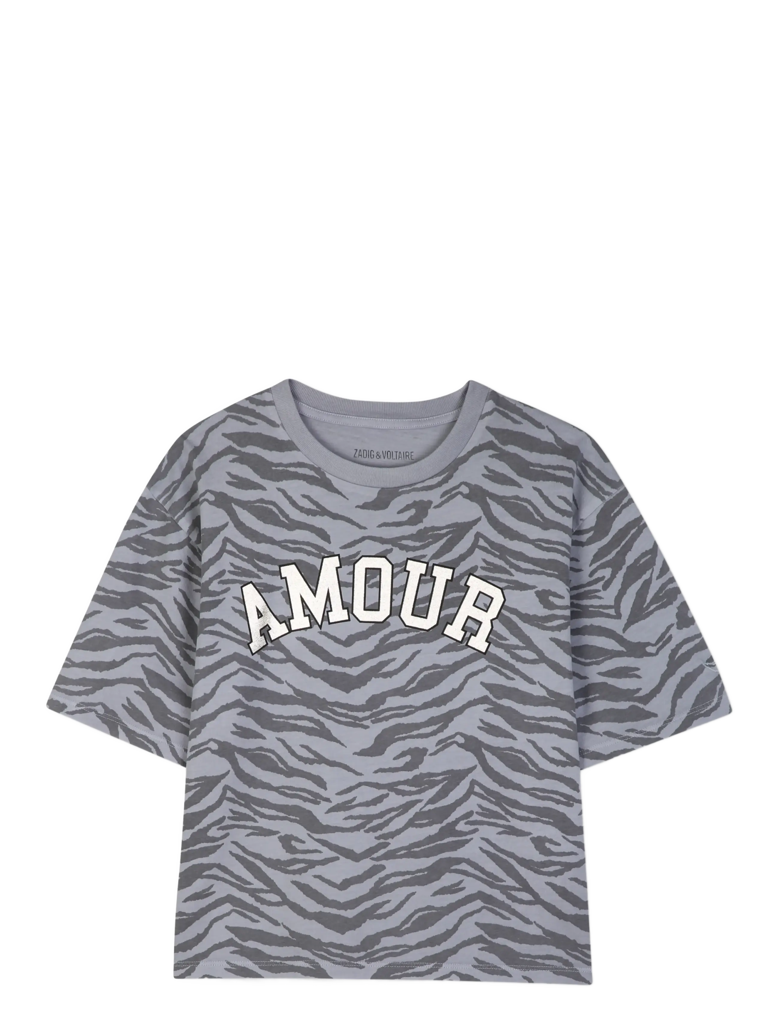 Zadig & Voltaire Kids SHORT SLEEVES TEE-SHIRT - Neuheiten - CHARCOAL GREY / grey