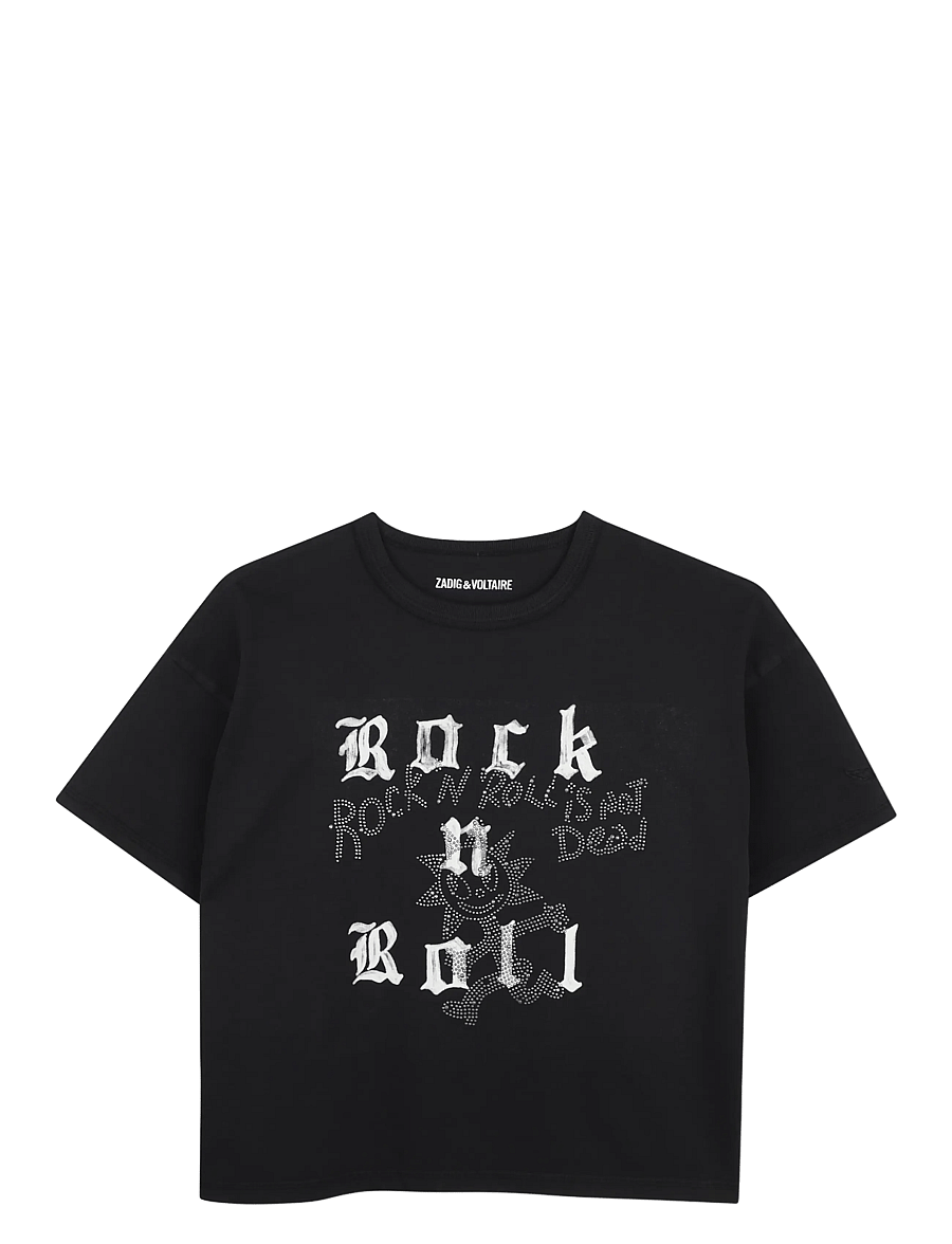 Zadig & Voltaire Kids - SHORT SLEEVES TEE-SHIRT - kurzärmelige - black - 1