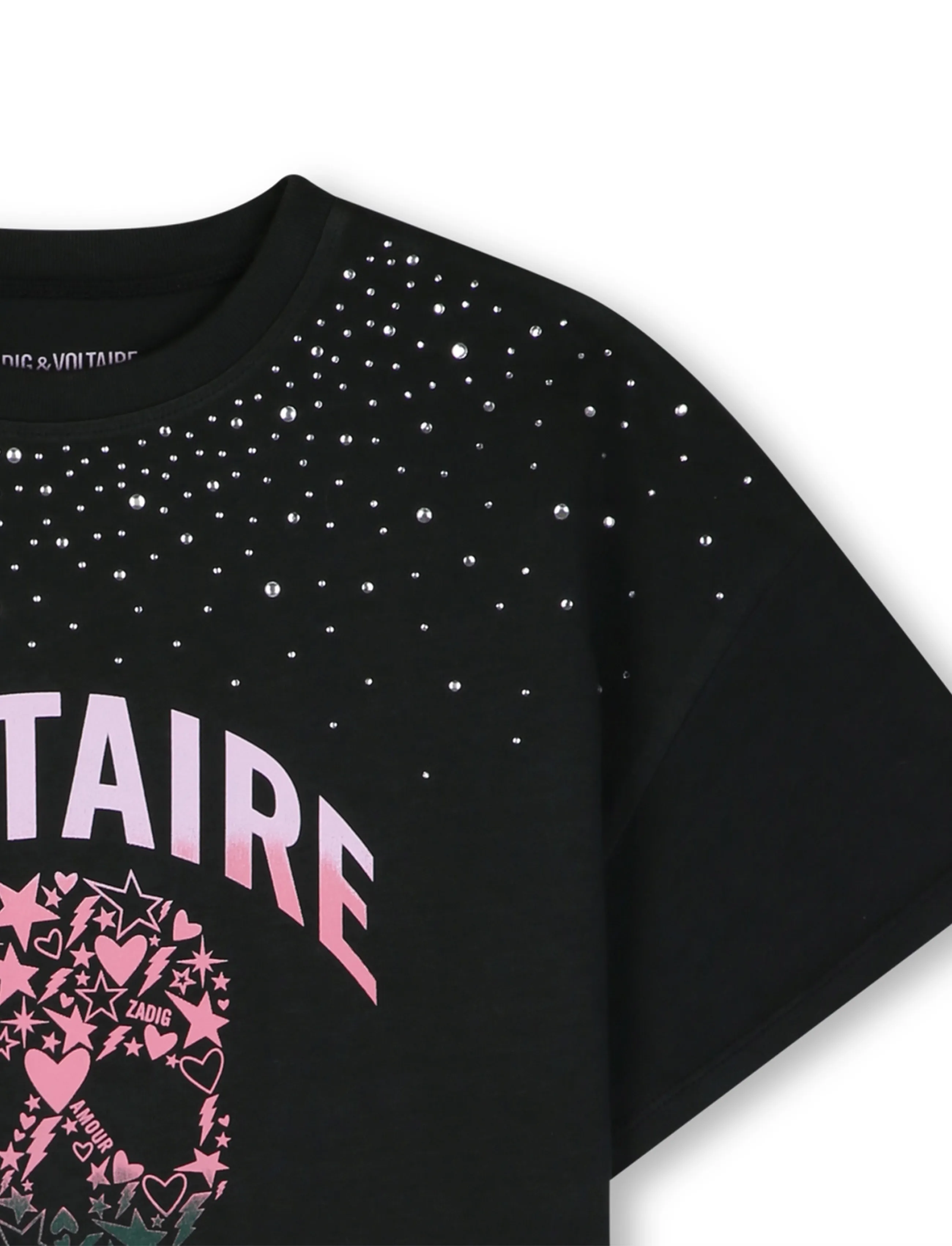 Zadig & Voltaire Kids - SHORT SLEEVES TEE-SHIRT - gloom - 3