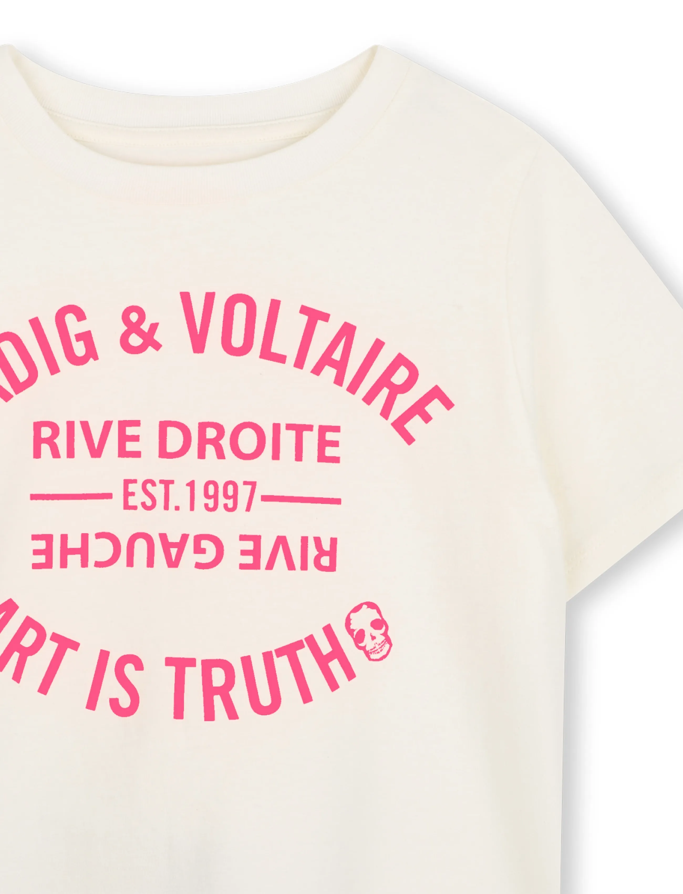 Zadig & Voltaire Kids - SHORT SLEEVES TEE-SHIRT - off white - 2