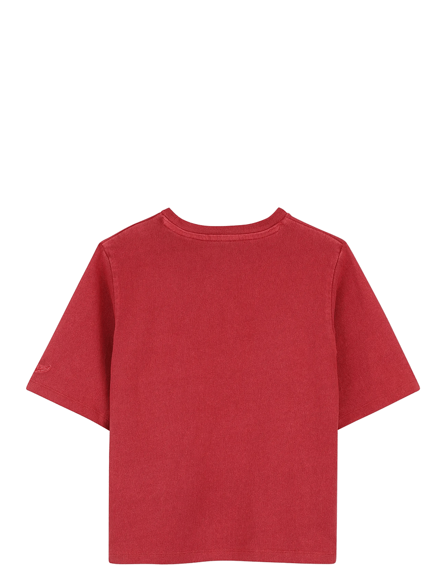 Zadig & Voltaire Kids - SHORT SLEEVES TEE-SHIRT - kortärmade t-shirts - crimson - 1