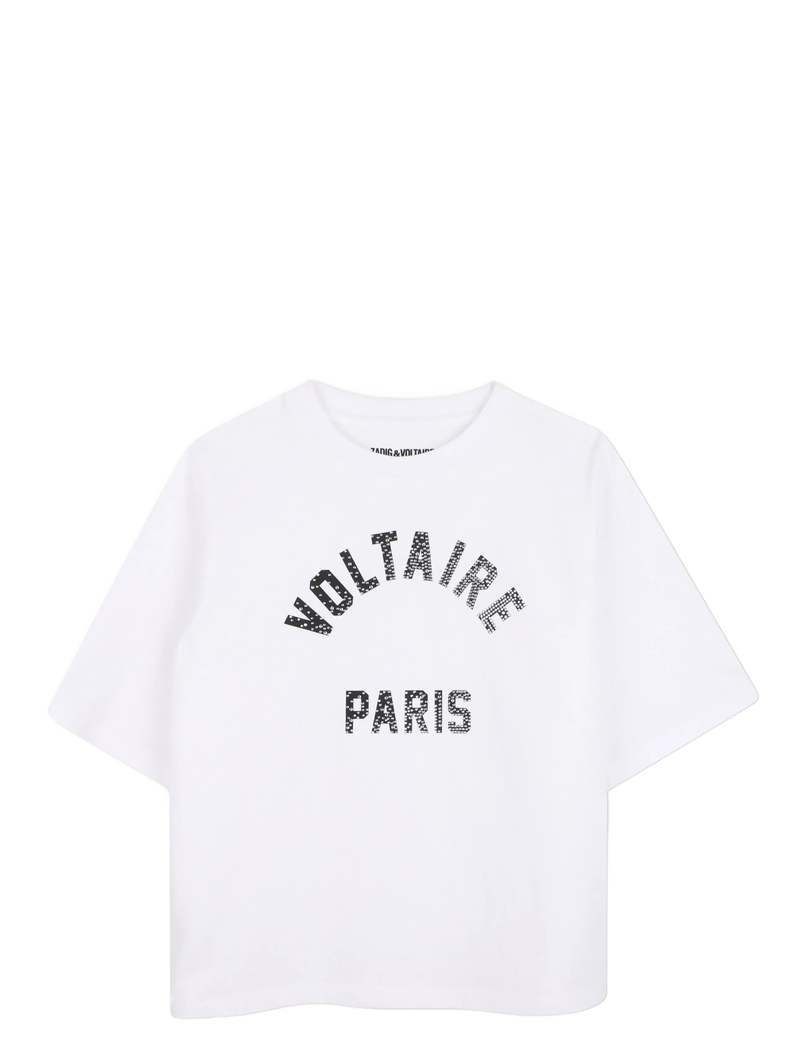 Zadig & Voltaire Kids SHORT SLEEVES TEE-SHIRT - ZADIG&VOLTAIRE - WHITE / white