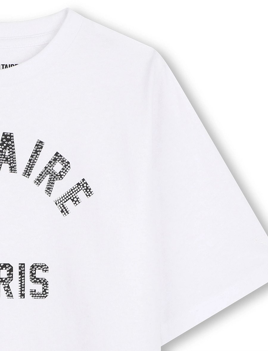 Zadig & Voltaire Kids - SHORT SLEEVES TEE-SHIRT - lühikeste varrukatega t-särgid - white - 2