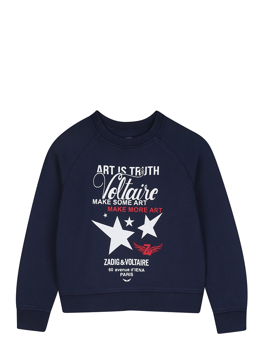 Zadig & Voltaire Kids - SWEATSHIRT - sweatshirts - navy - 0