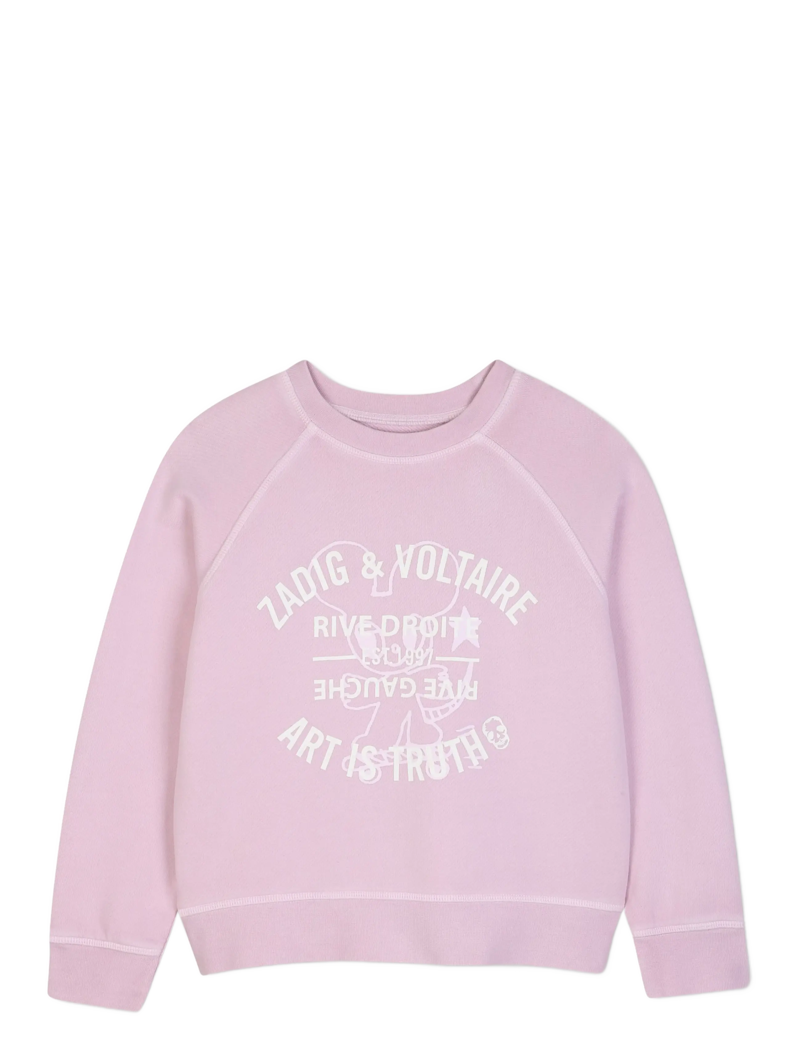 Zadig & Voltaire Kids SWEATSHIRT - Neuheiten - PALE PINK / pink/rose