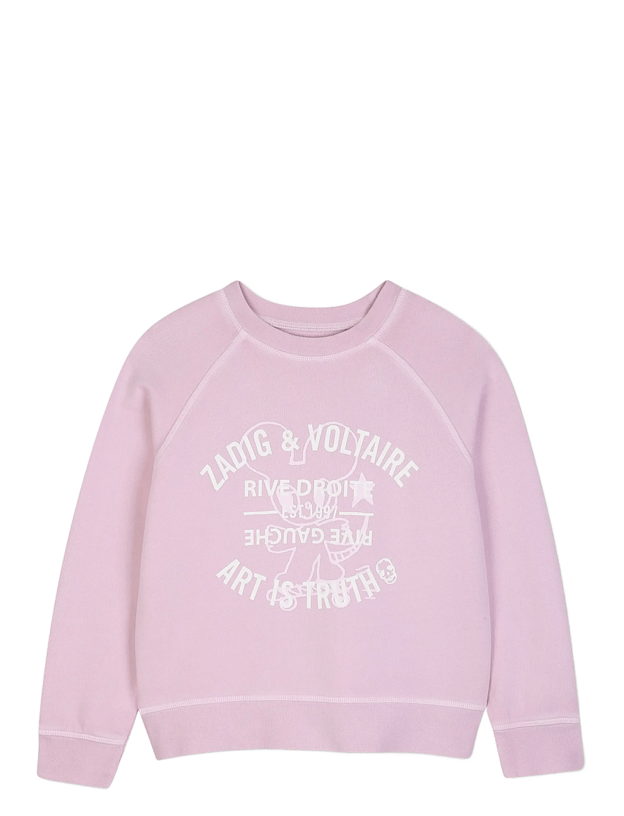 Zadig & Voltaire Kids - SWEATSHIRT - dressipluusid - pale pink - 0