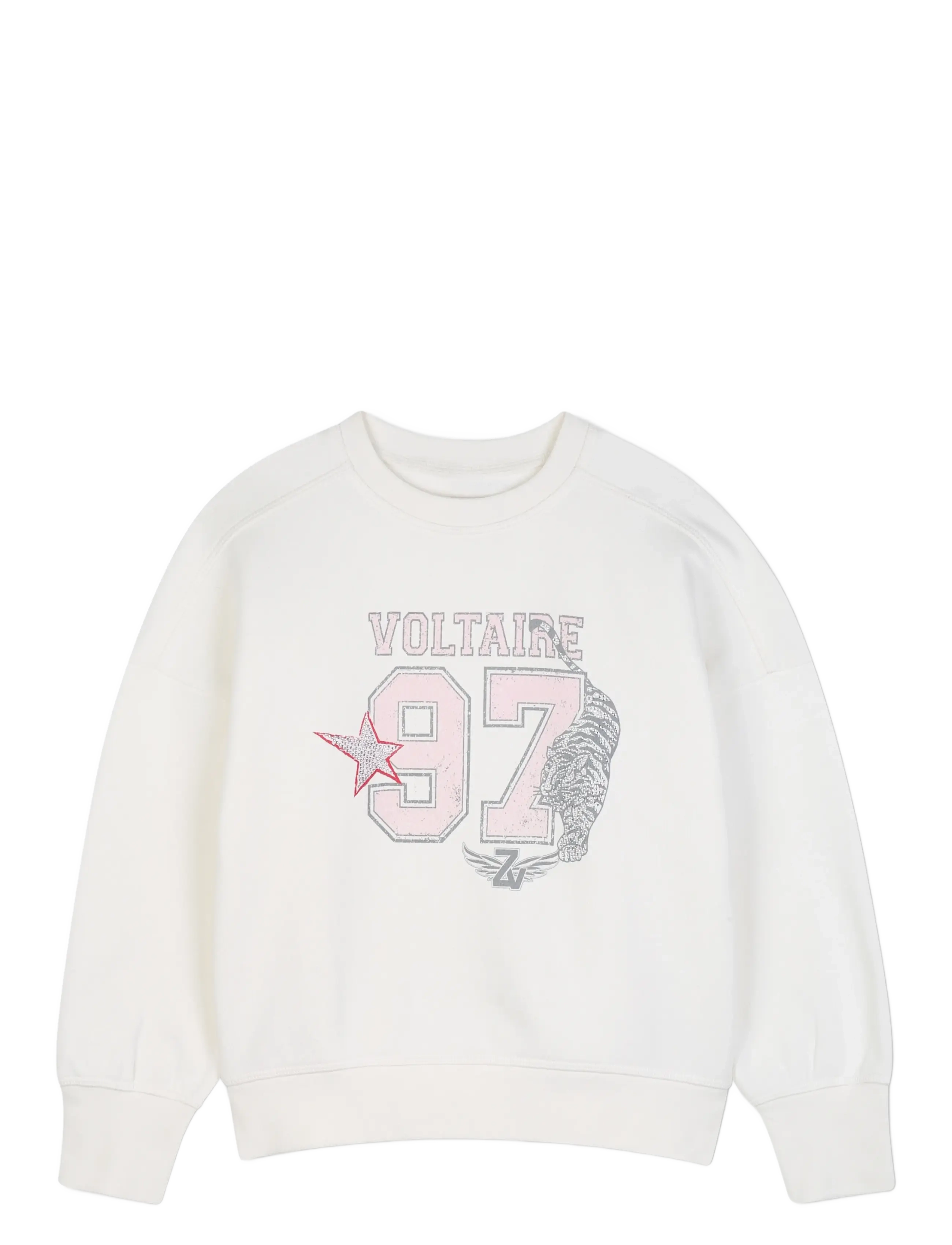 Zadig & Voltaire Kids SWEATSHIRT - ZADIG&VOLTAIRE - OFF WHITE / cream