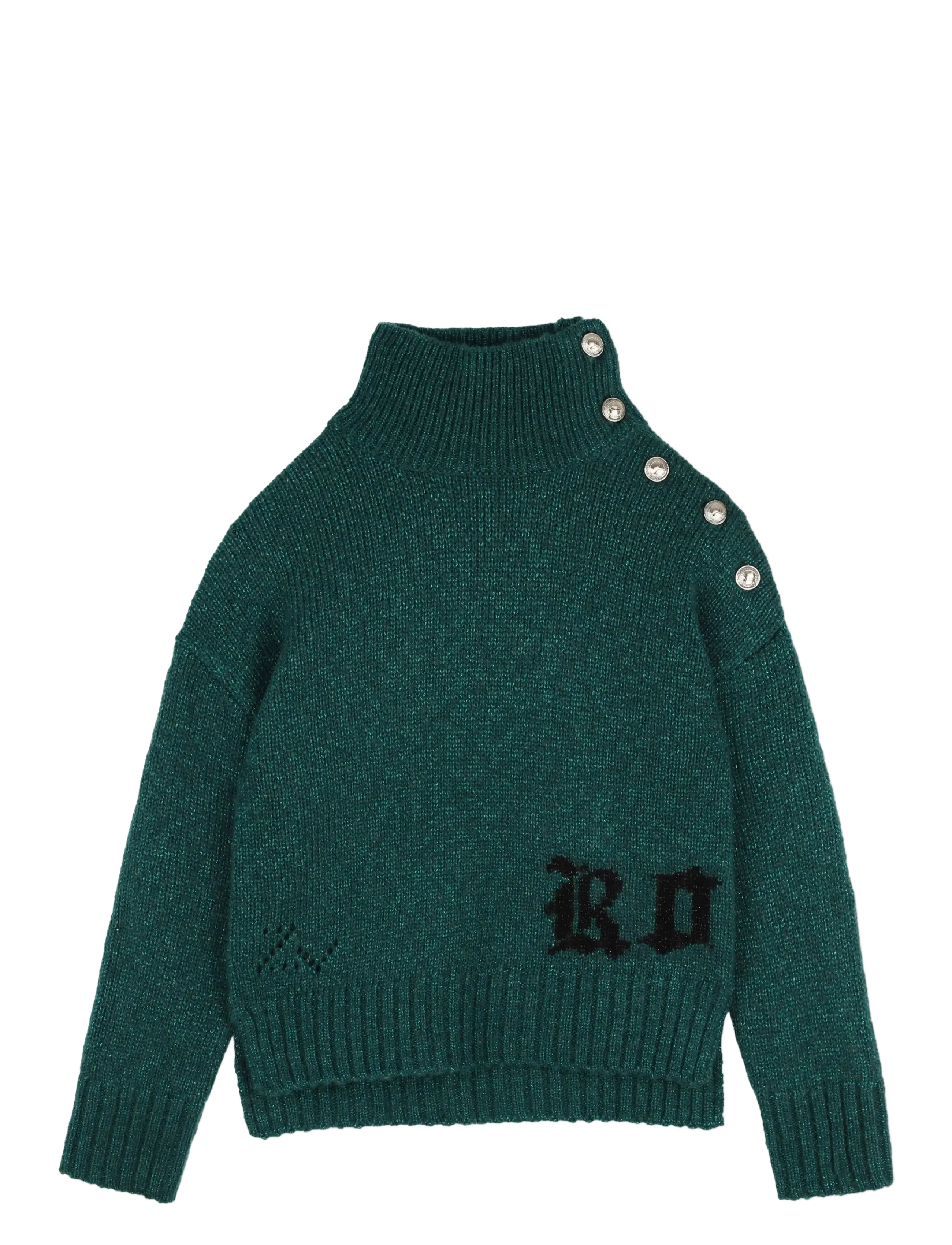 Zadig & Voltaire Kids PULLOVER - ZADIG&VOLTAIRE - RAIN FOREST / green