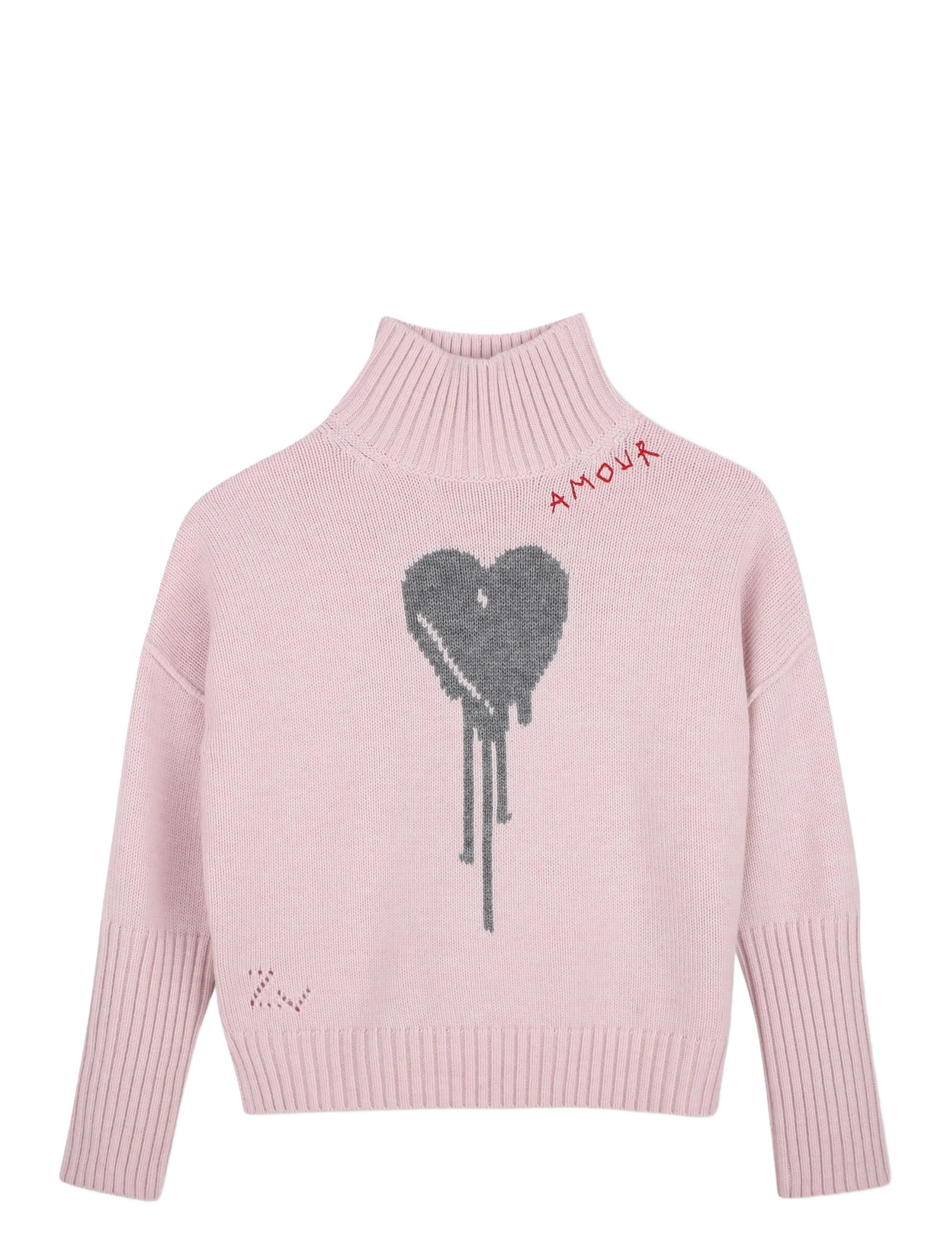 Zadig & Voltaire Kids PULLOVER - ZADIG&VOLTAIRE - PINK BLUSH CHINA / pink/rose