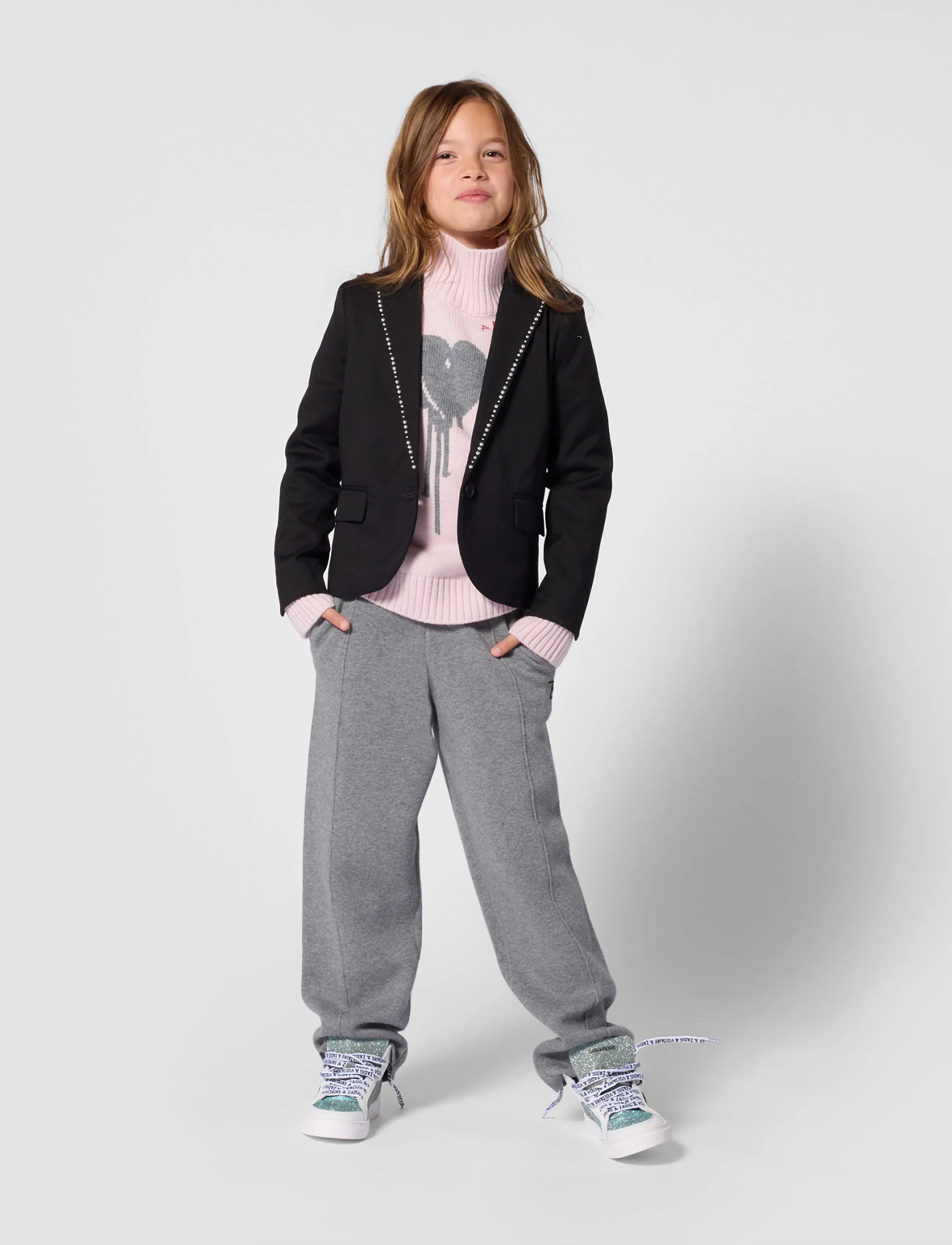 Zadig & Voltaire Kids - PULLOVER - jumpers - pink blush china - 3