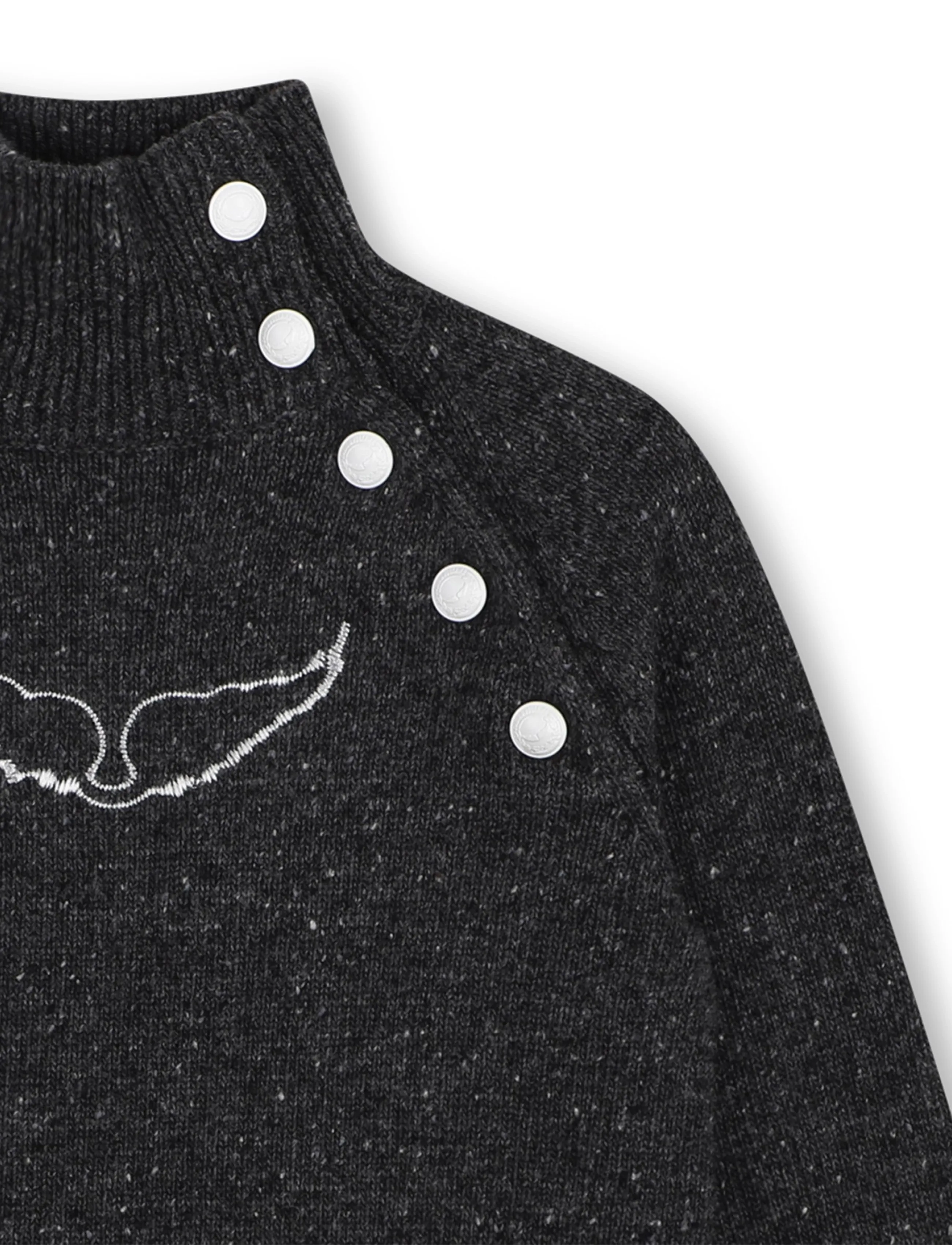 Zadig & Voltaire Kids - PULLOVER - heather grey - 2