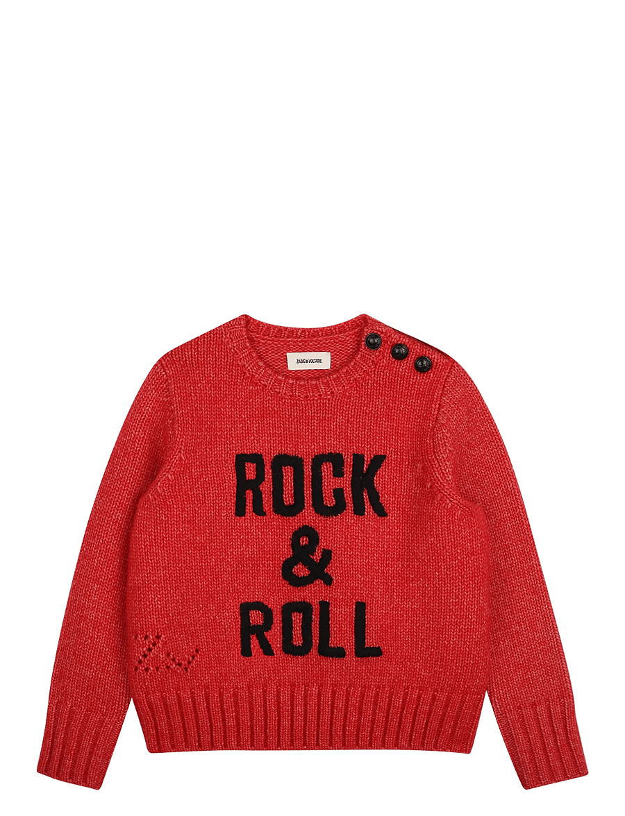Zadig & Voltaire Kids - PULLOVER - pullover - crimson - 1