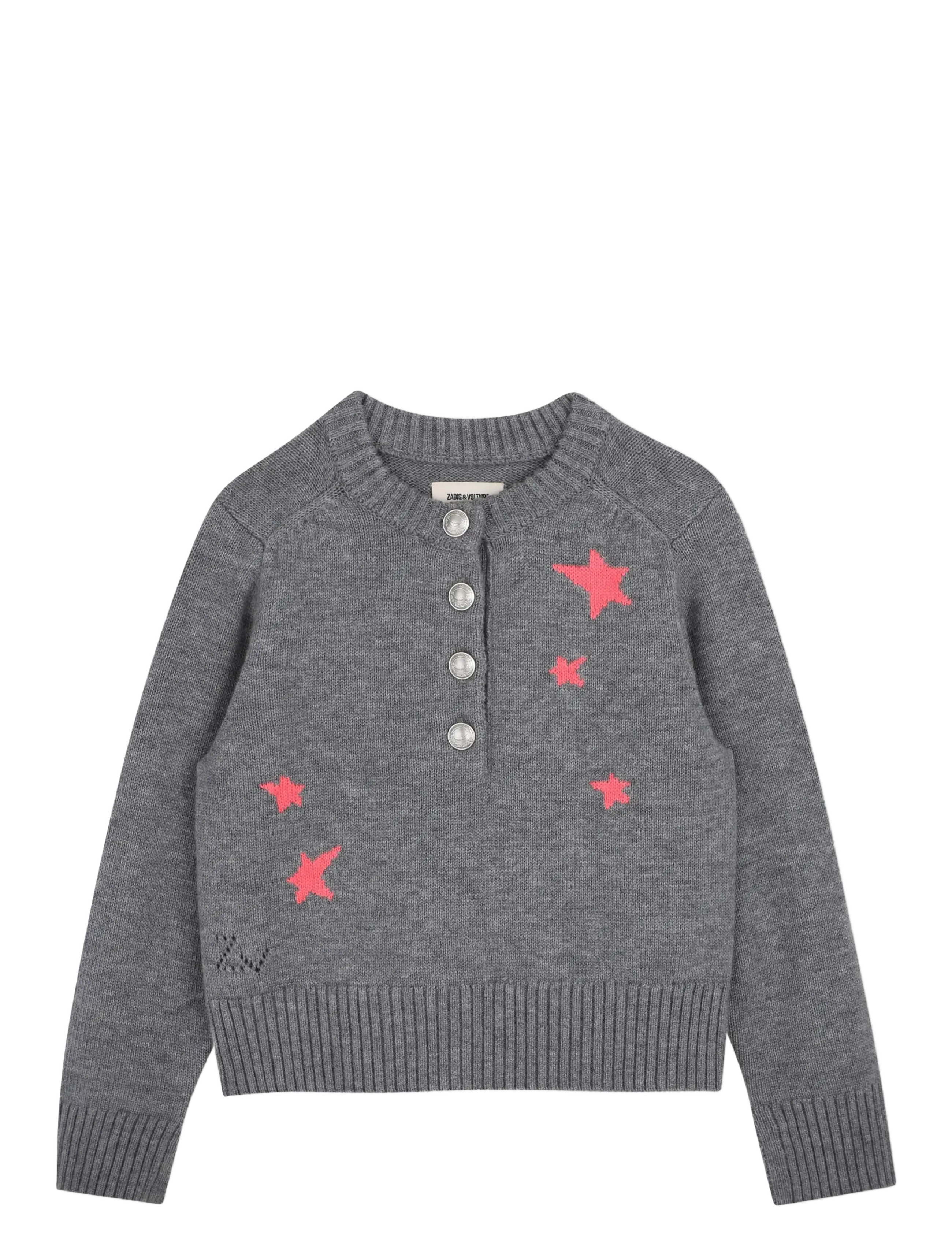Zadig & Voltaire Kids PULLOVER - Teens 140-176 - HEATHER GREY / grey