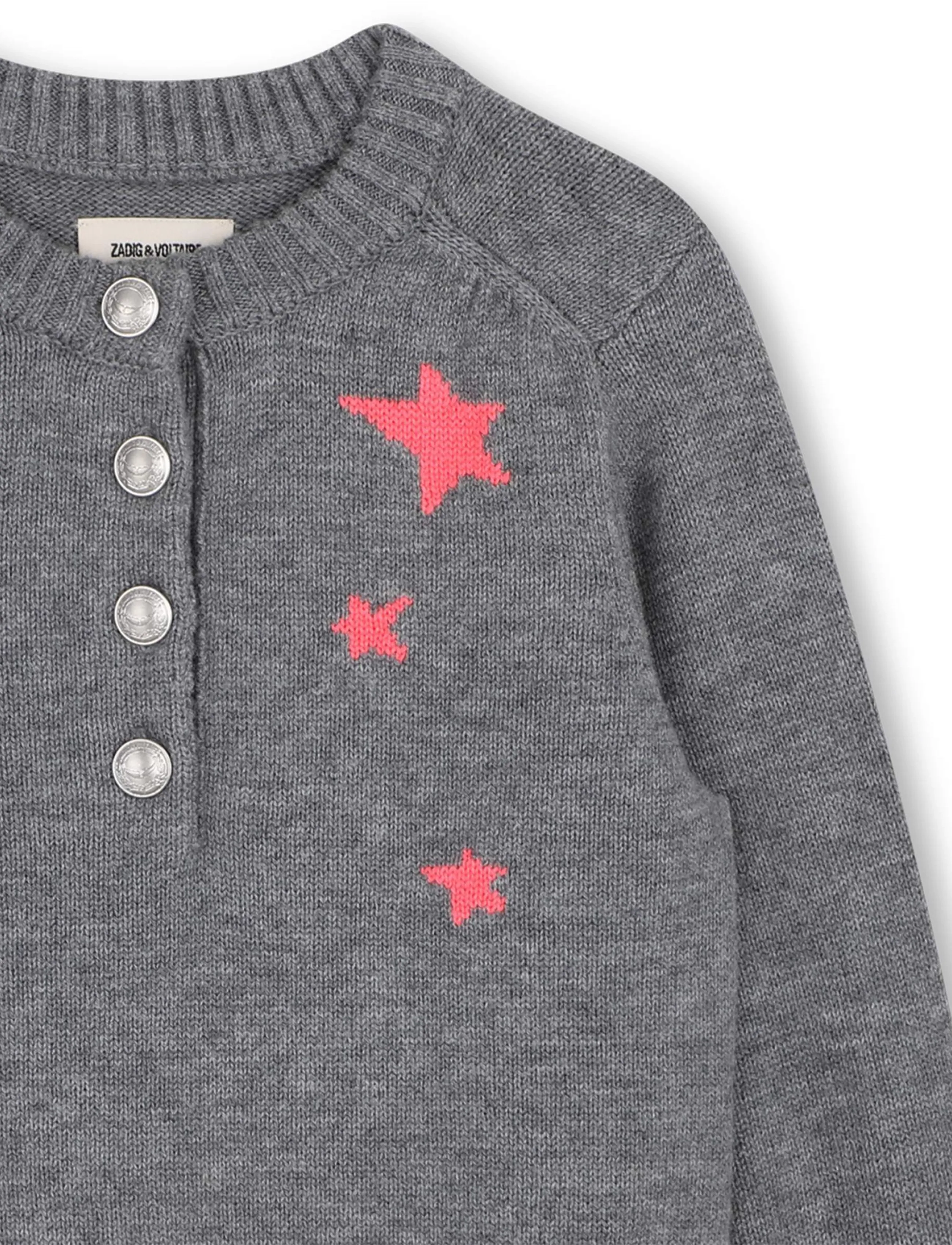 Zadig & Voltaire Kids - PULLOVER - heather grey - 2