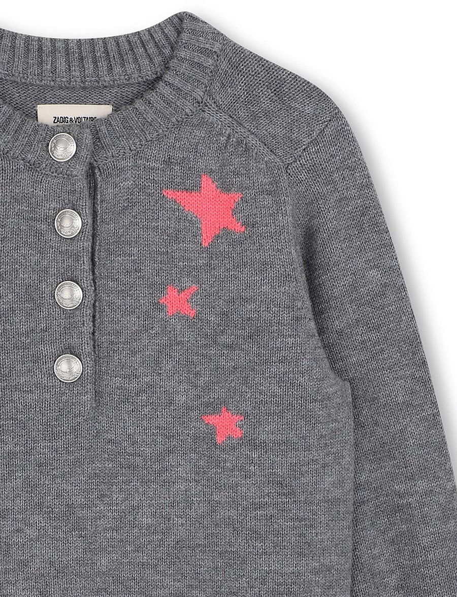 Zadig & Voltaire Kids - PULLOVER - heather grey - 2