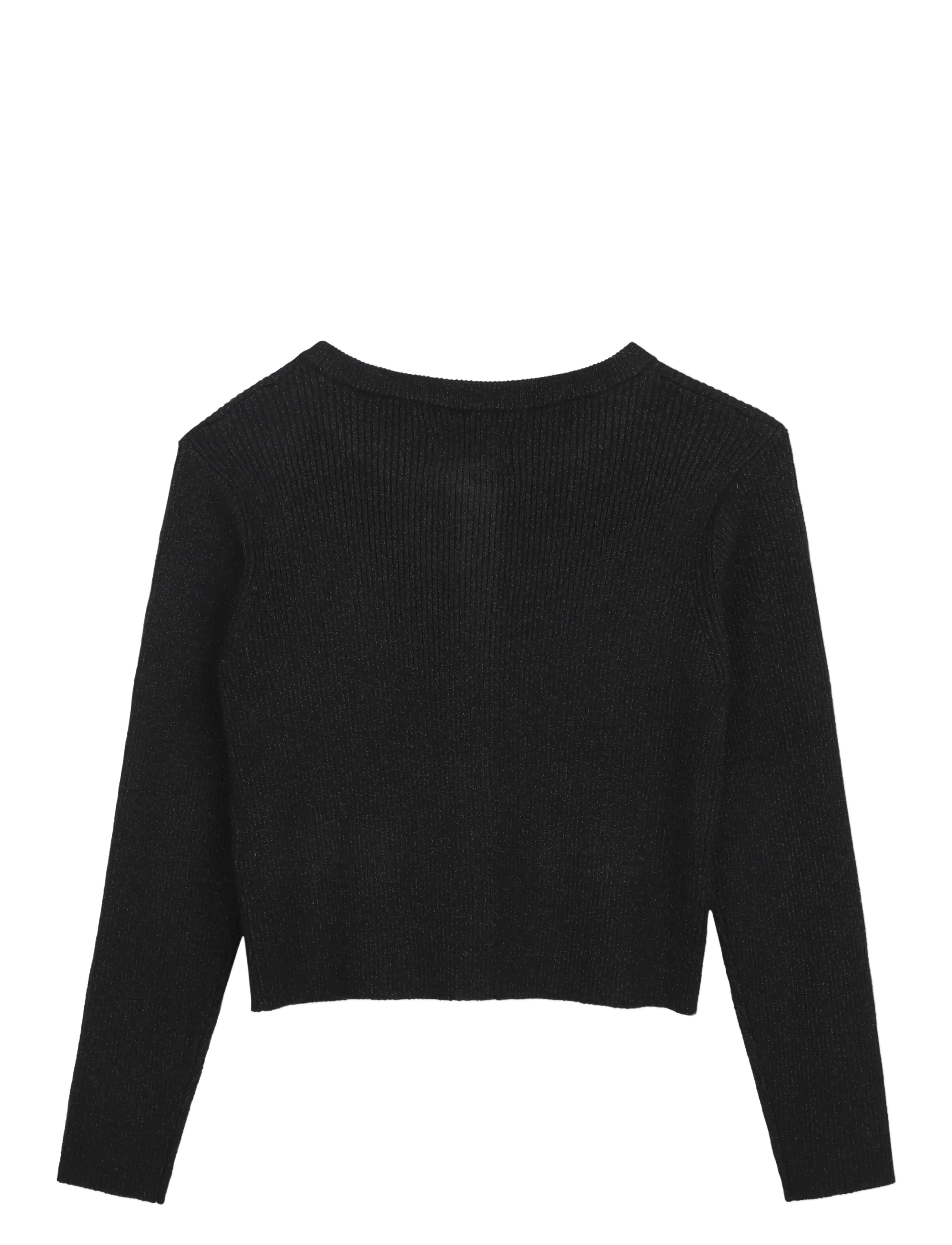Zadig & Voltaire Kids - KNITTED CARDIGAN - black - 2