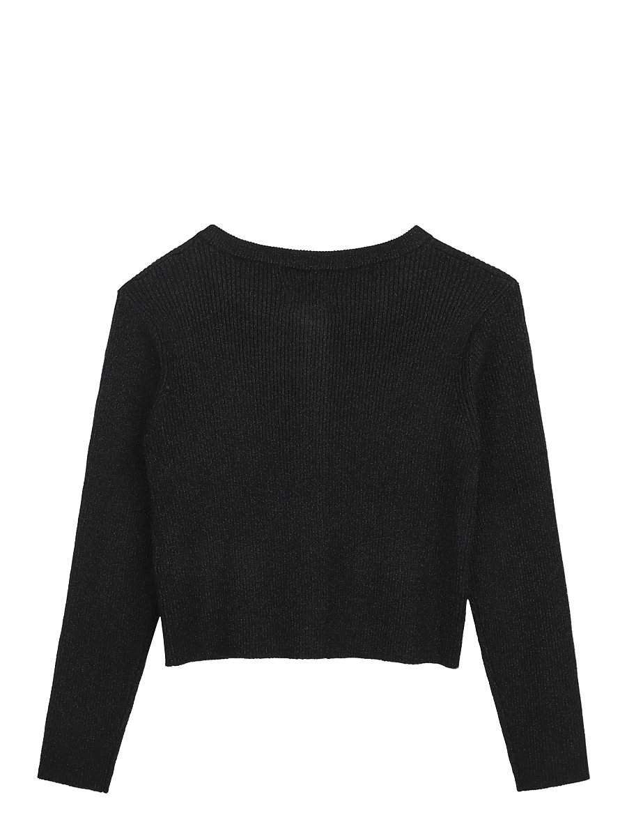 Zadig & Voltaire Kids - KNITTED CARDIGAN - cardigans - black - 2