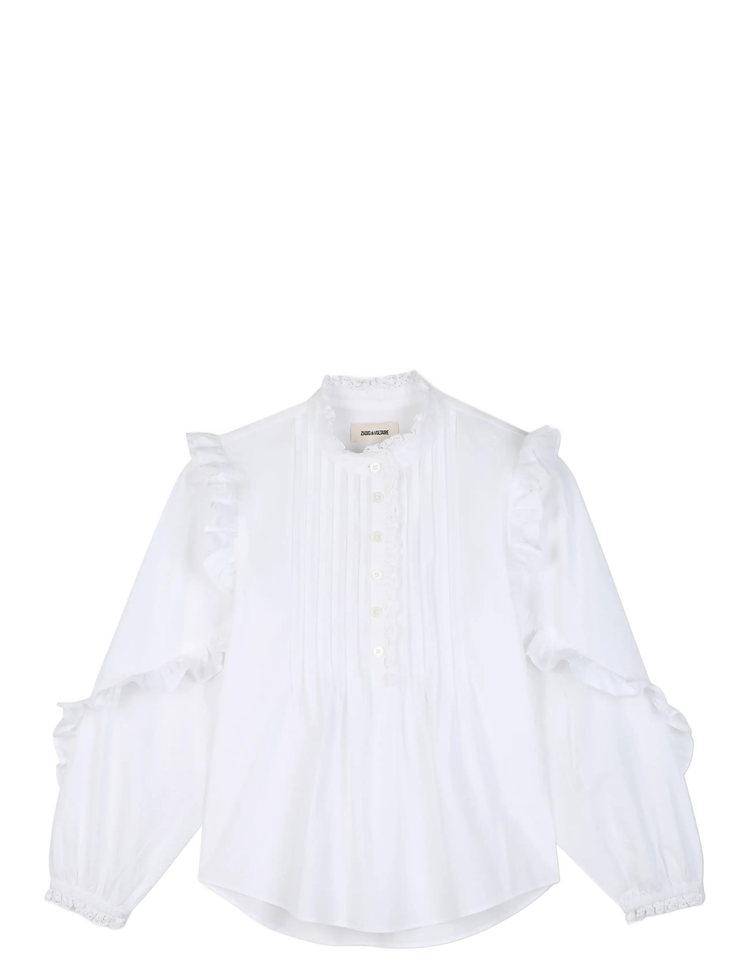 Zadig & Voltaire Kids BLOUSE - ZADIG&VOLTAIRE - WHITE / white