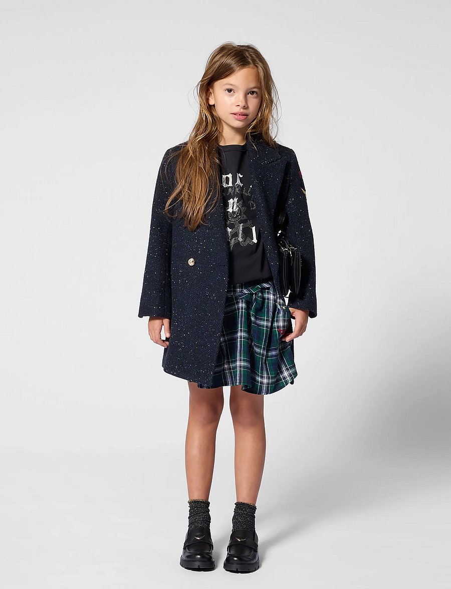 Zadig & Voltaire Kids - SKIRT - trumpi sijonai - rain forest - 0