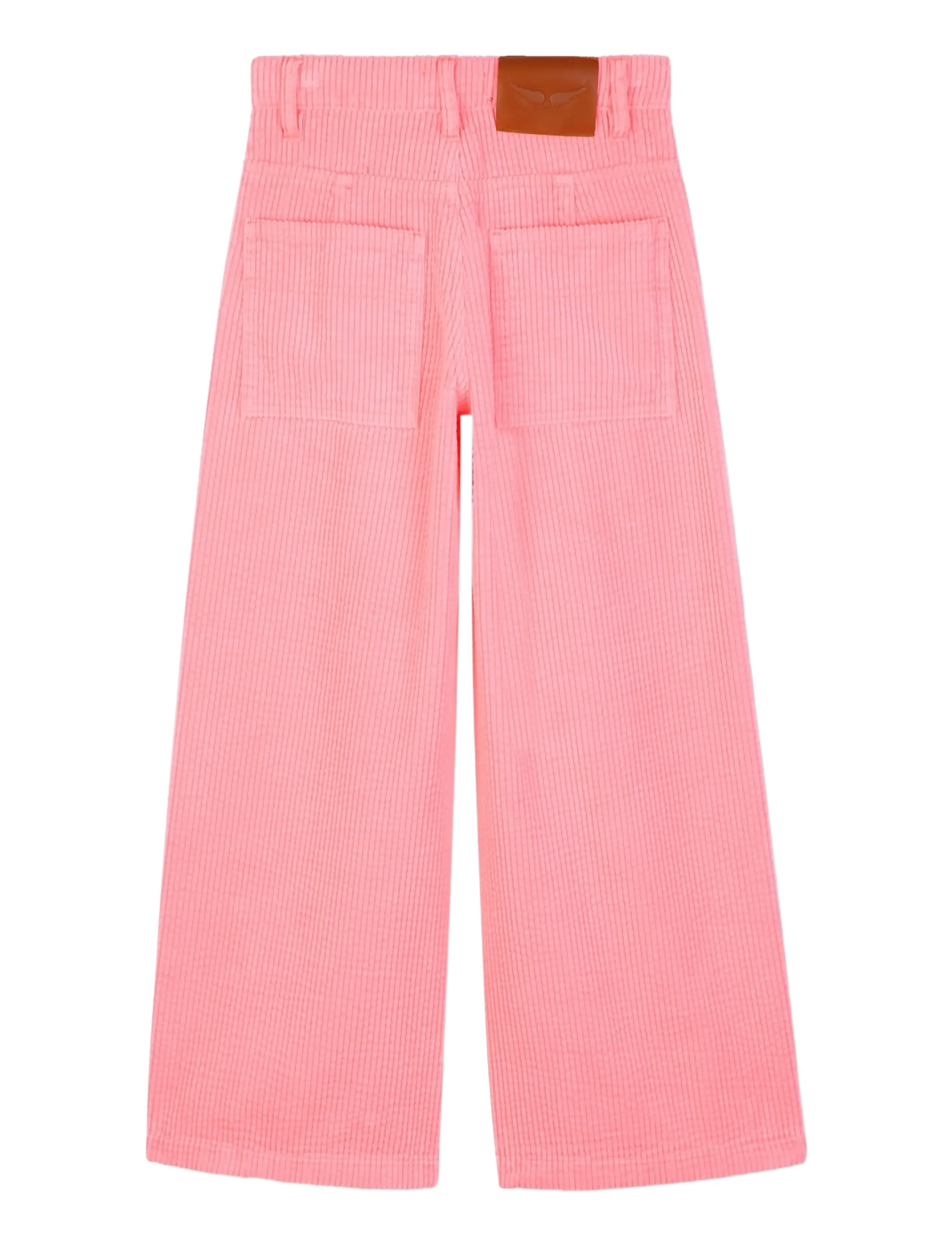 Zadig & Voltaire Kids - VELVET TROUSERS - osta vanuse järgi - fluo pink lmj - 2