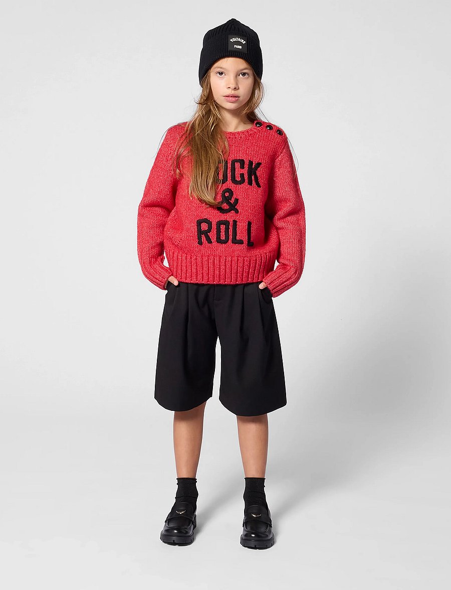 Zadig & Voltaire Kids - BERMUDA SHORTS - vabaaja lühikesed püksid - black - 0