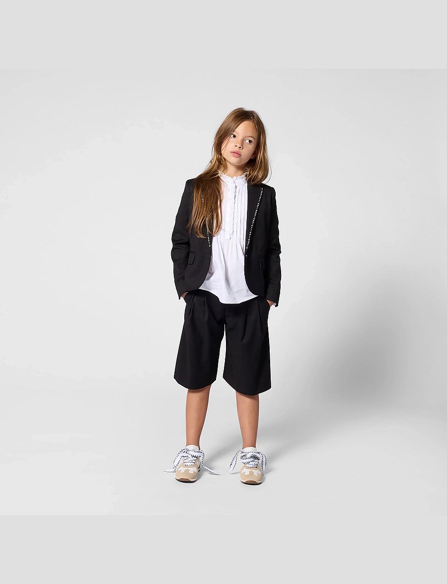 Zadig & Voltaire Kids - BERMUDA SHORTS - vabaaja lühikesed püksid - black - 4