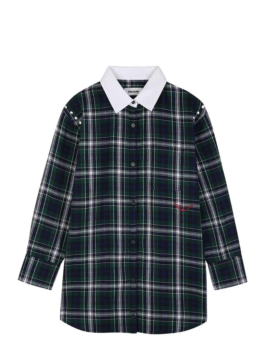 Zadig & Voltaire Kids - DRESS - robes décontractées à manches longues - rain forest - 1