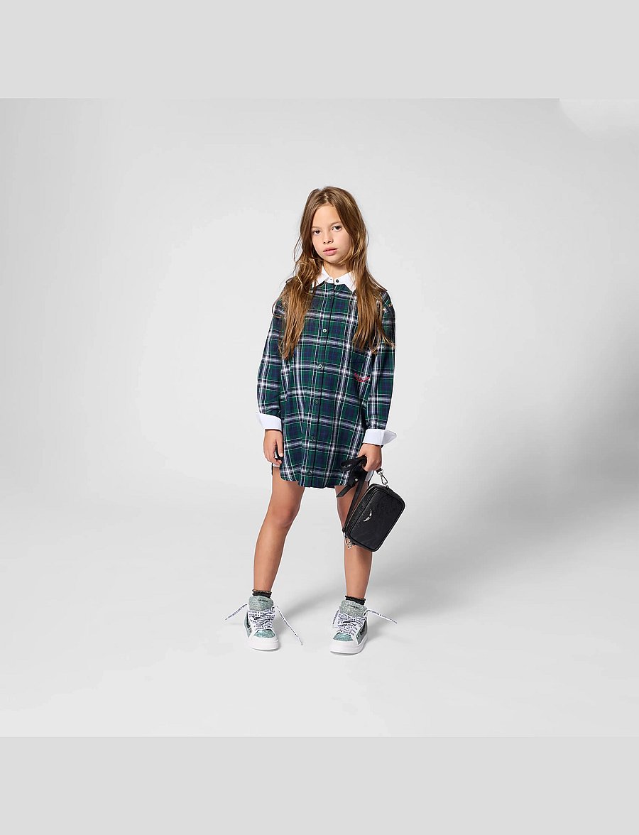 Zadig & Voltaire Kids - DRESS - robes décontractées à manches longues - rain forest - 0