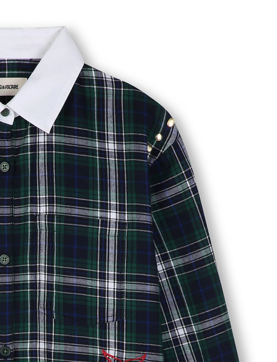 Zadig & Voltaire Kids - DRESS - robes décontractées à manches longues - rain forest - 3
