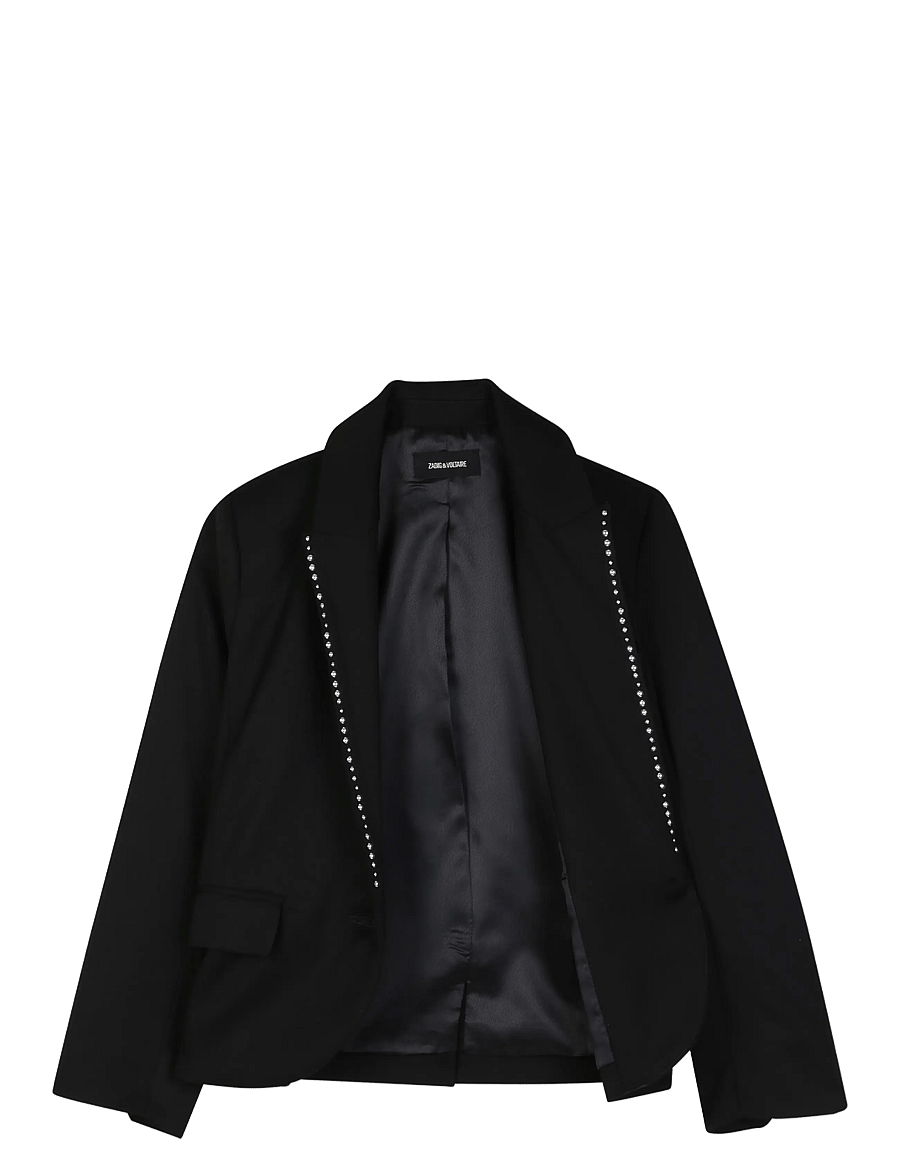 Zadig & Voltaire Kids - SUIT JACKET - pintsakud - black - 3