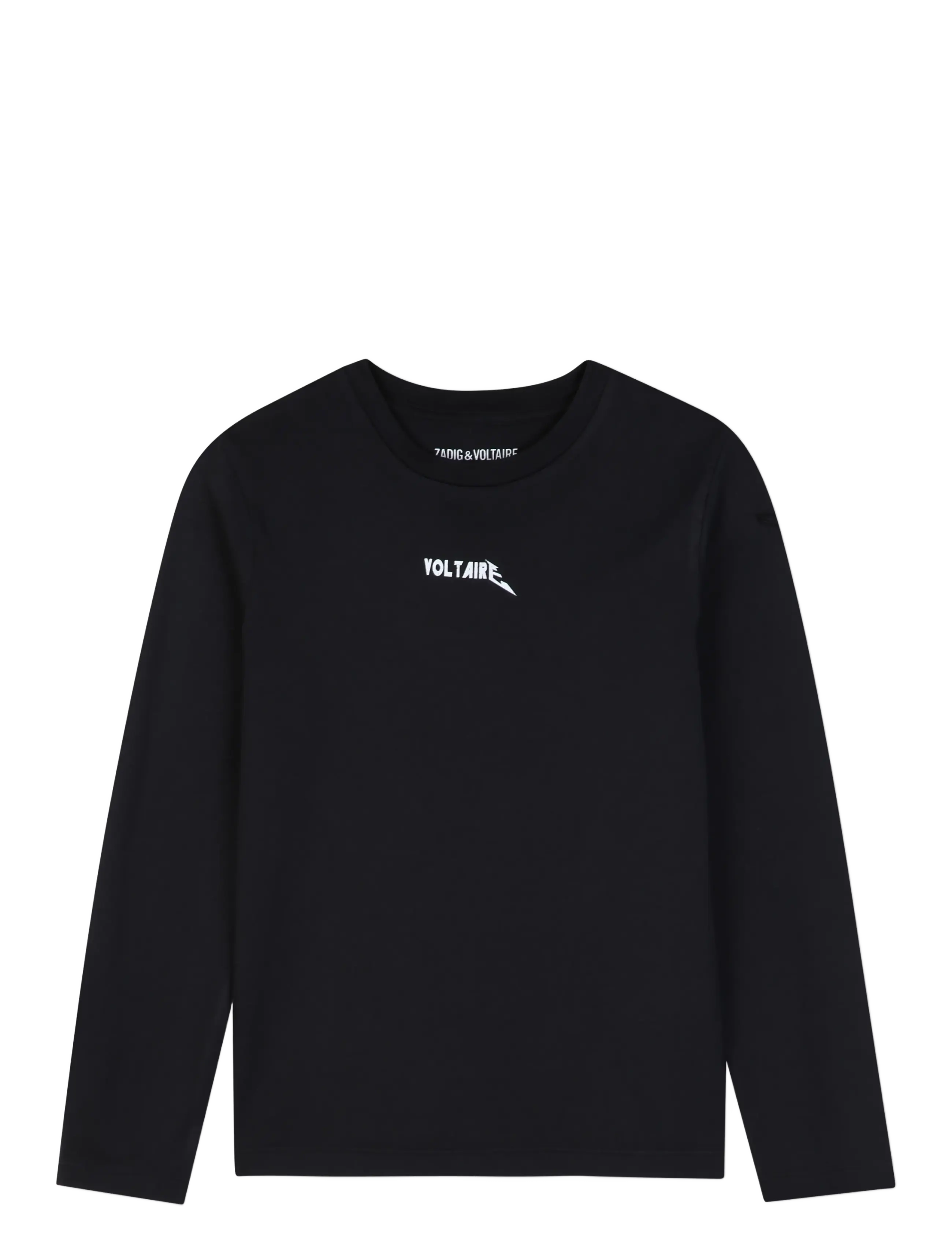 Zadig & Voltaire Kids LONG SLEEVE T-SHIRT - ZADIG&VOLTAIRE - BLACK / black
