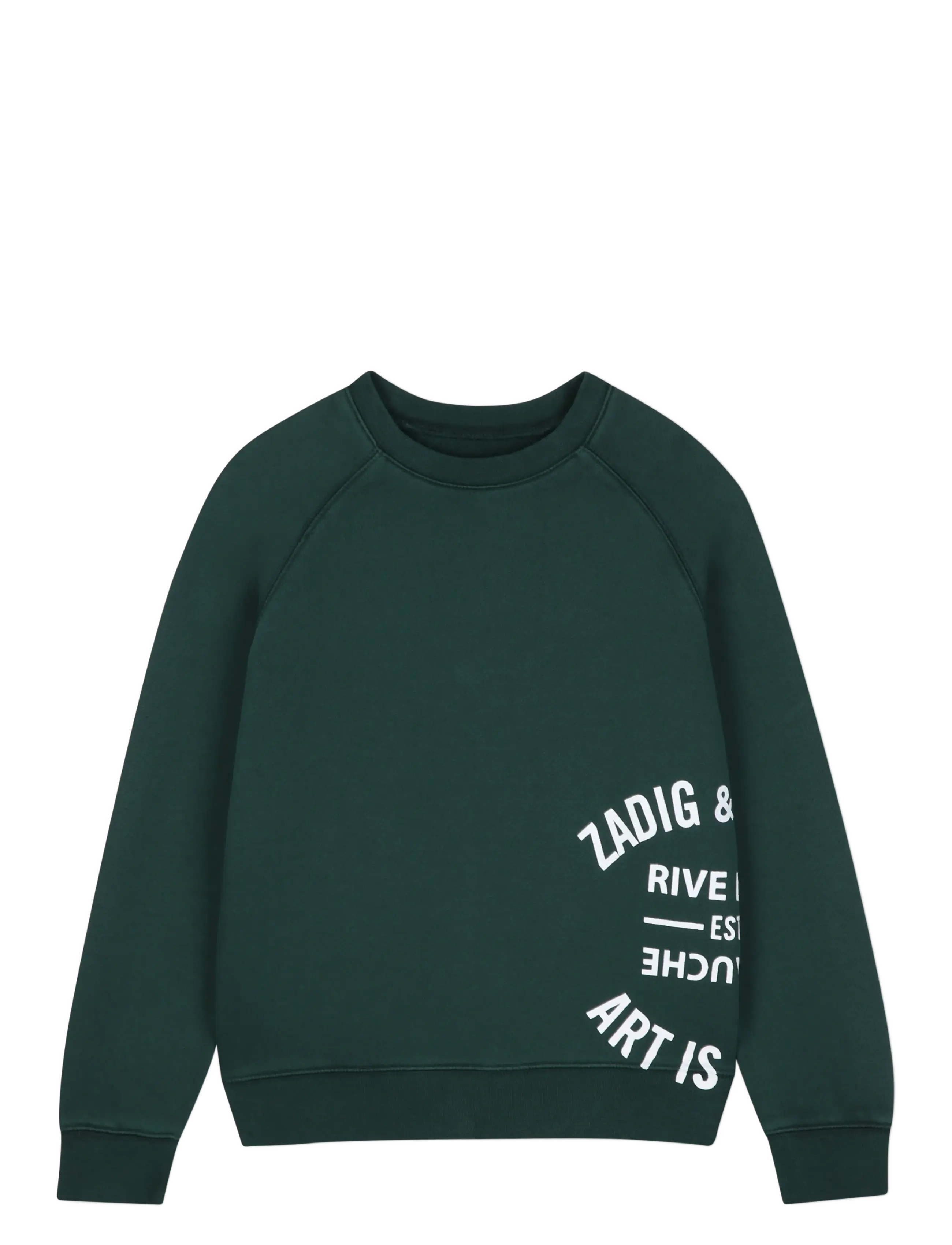 Zadig & Voltaire Kids SWEATSHIRT - ZADIG&VOLTAIRE - RAIN FOREST / green