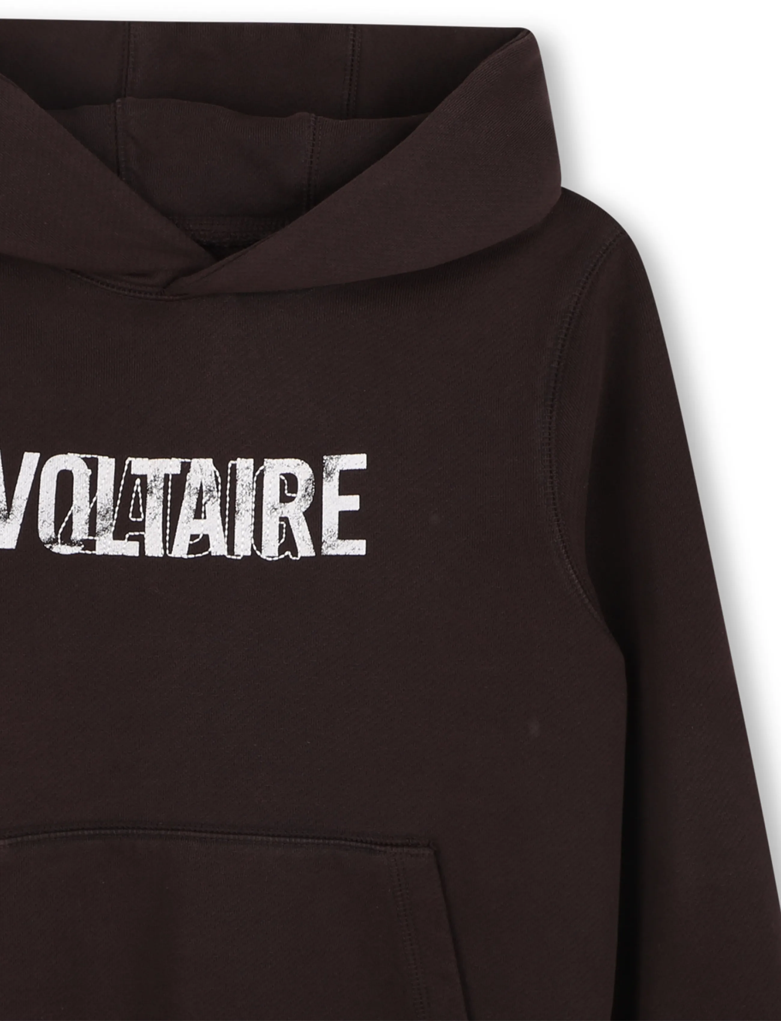 Zadig & Voltaire Kids - HOODED SWEATSHIRT - sweatshirts - chocolate brown - 3