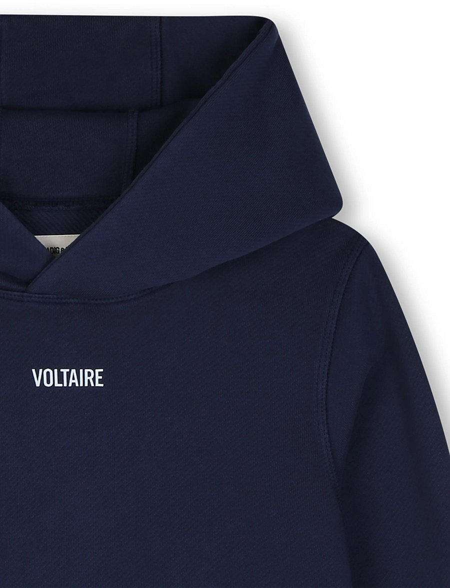 Zadig & Voltaire Kids - HOODED SWEATSHIRT - dressipluusid - navy - 2