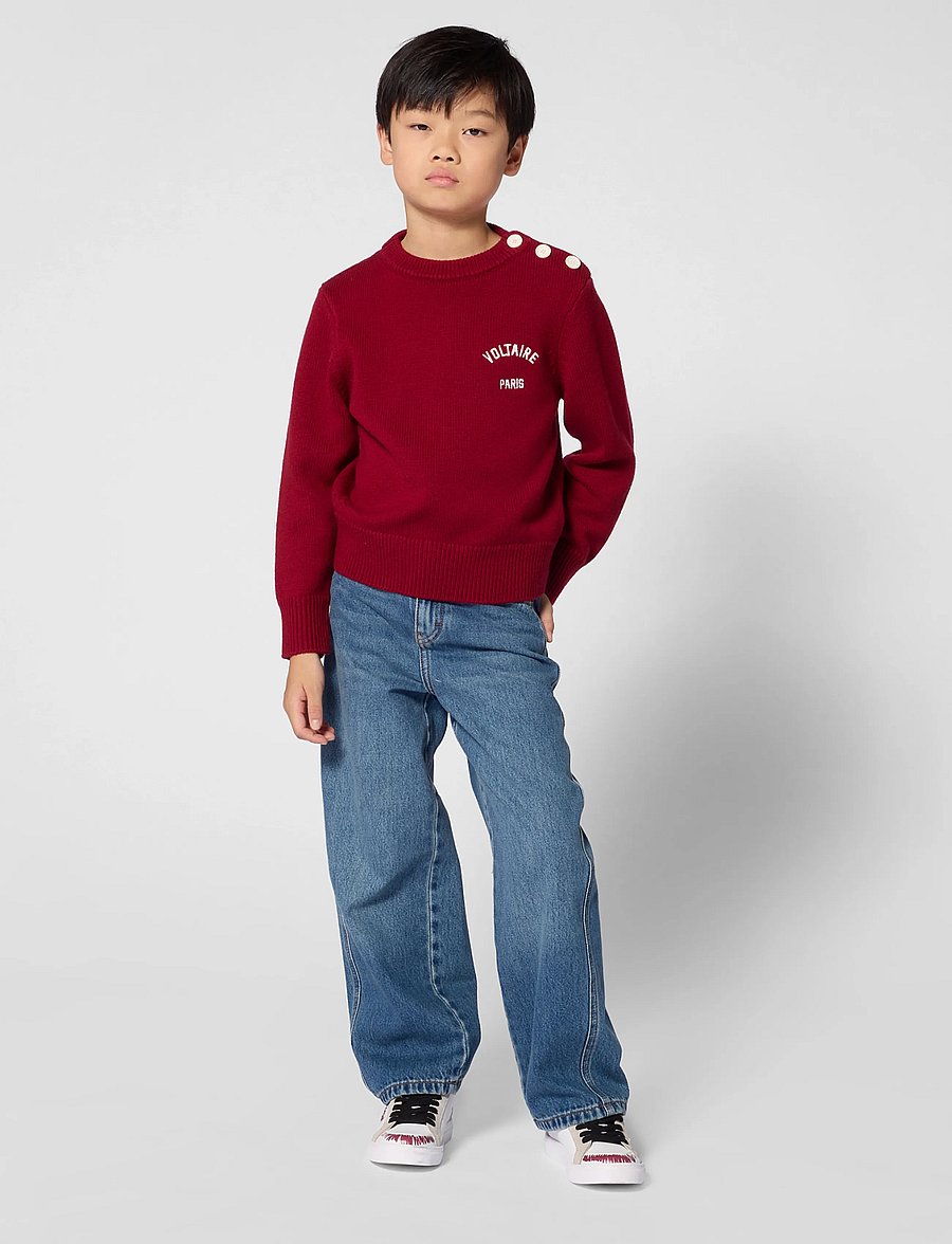 Zadig & Voltaire Kids - PULLOVER - pullover - crimson - 0