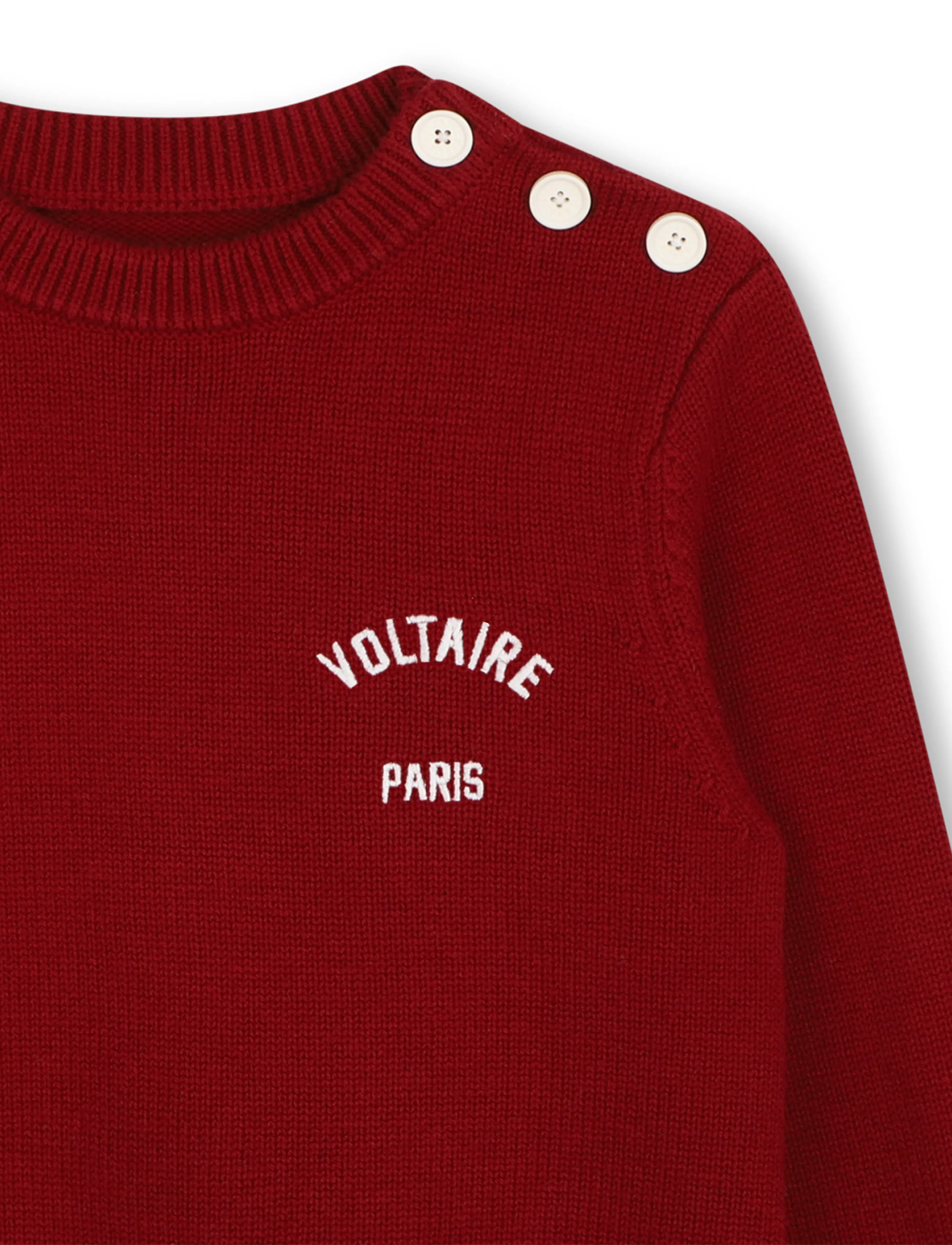 Zadig & Voltaire Kids - PULLOVER - crimson - 3