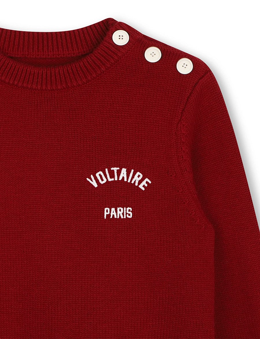 Zadig & Voltaire Kids - PULLOVER - pullover - crimson - 3