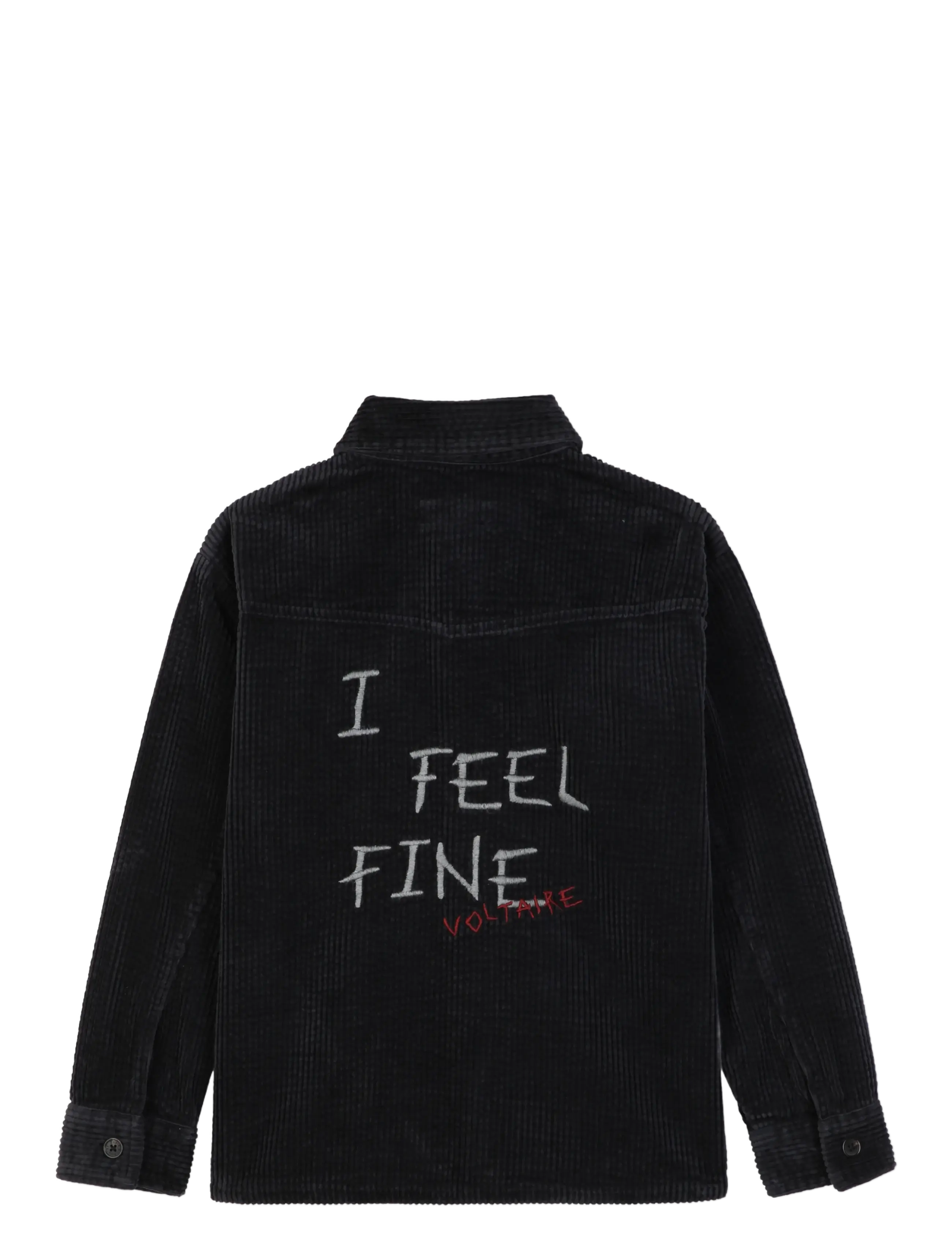 Zadig & Voltaire Kids - VELVET SHIRT - pikkade varrukatega särgid - black - 2